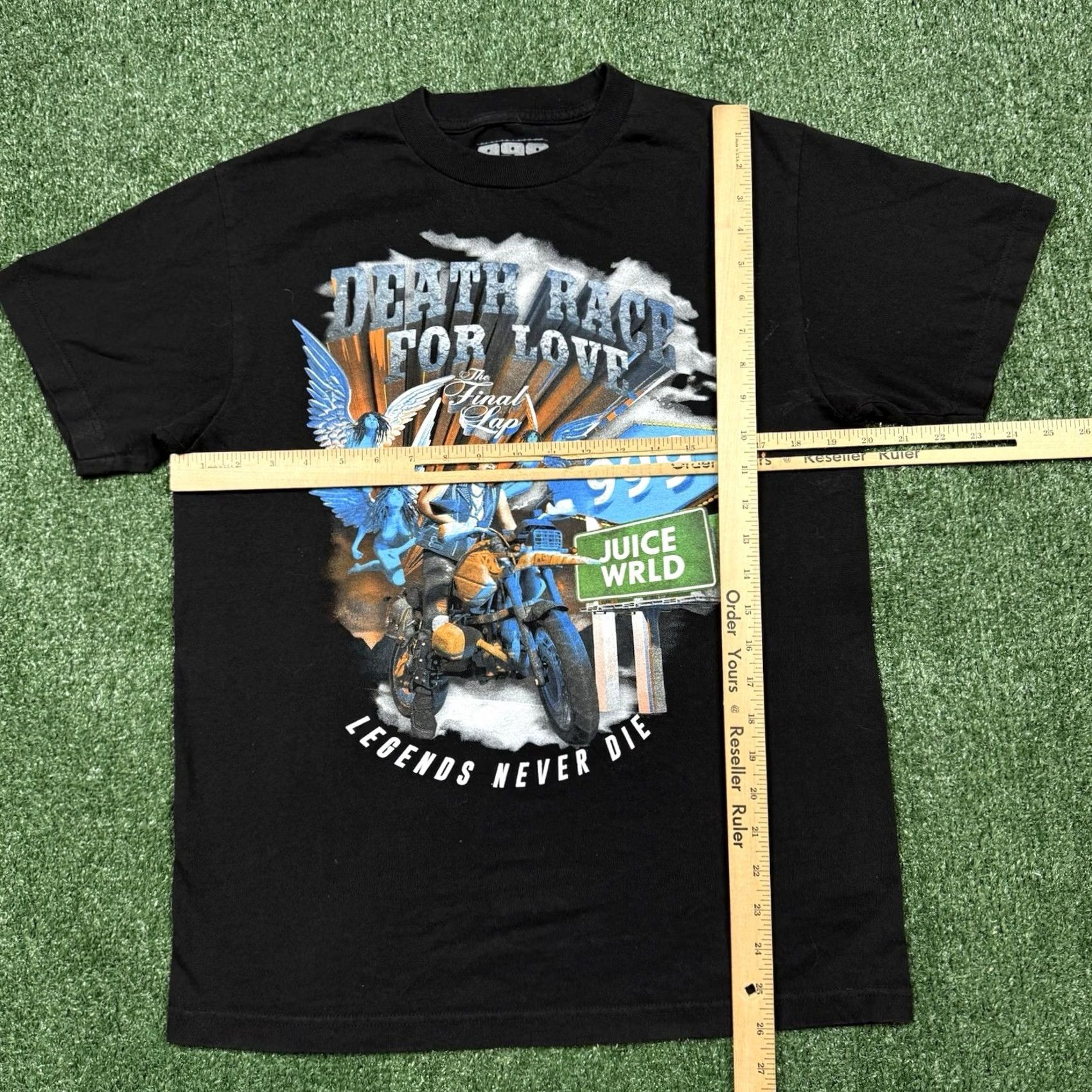 Vintage Juice Wrld Graphic T Shirt Men's M Black Short Sleeve Rap Tee Size US M / EU 48-50 / 2 - 5 Thumbnail