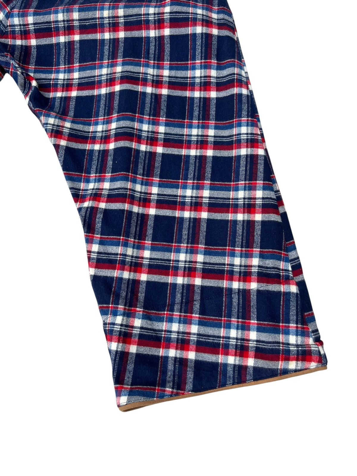 mercibeaucoup Drop Crotch Plaid Tartan Cropped Westerner Pant Size 3 Size US 33 - 20 Thumbnail