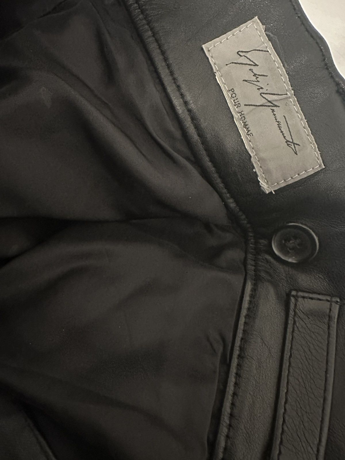 Yohji Yamamoto Supreme 2025 Yohji Yamamoto leather wide pants Size US 32 / EU 48 - 11 Thumbnail