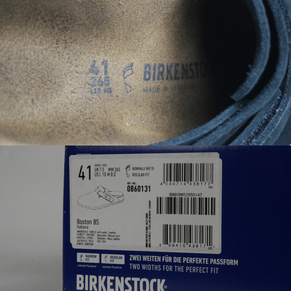 Birkenstock Boston BS Habana Leather Clogs Size US 8 / EU 41 - 11 Thumbnail