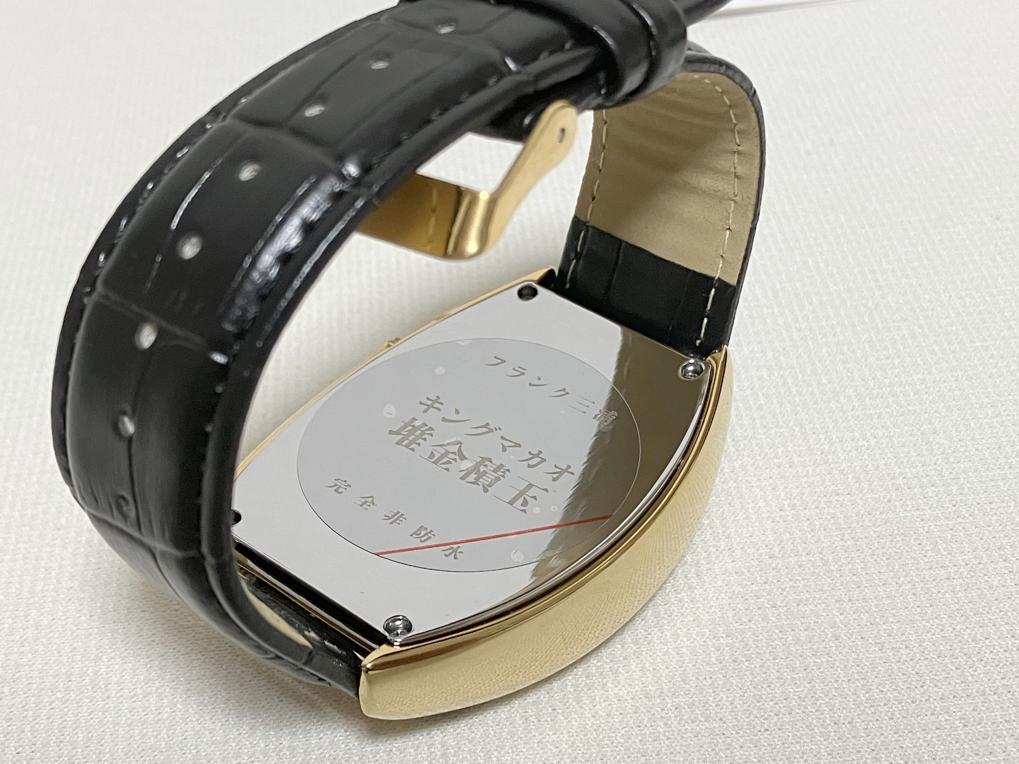 Japanese Brand Frank Miura Life's a Gamble Watch King Macau Dice black gold Size ONE SIZE - 6 Thumbnail