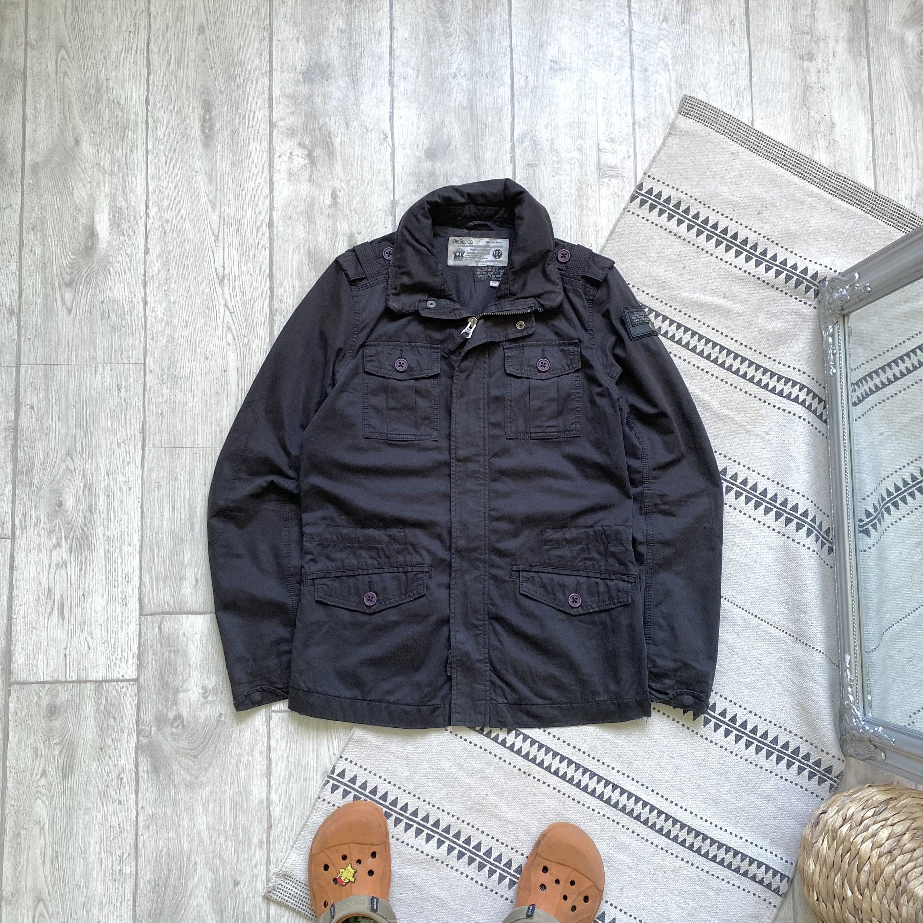 🖤 Vintage Faded Diesel jacket military style Avant-garde