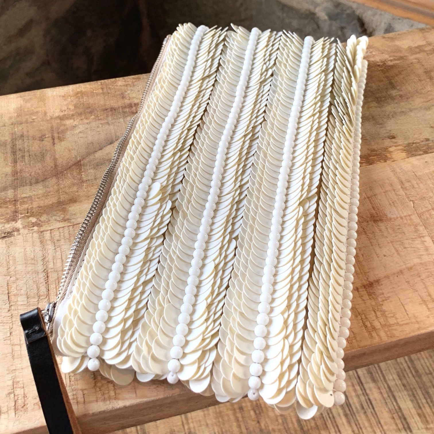 Marni Marni Ivory Beaded Wristlet Pouch Size ONE SIZE - 9 Thumbnail