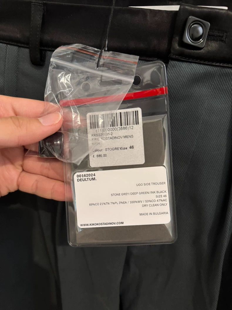 Kiko Kostadinov Kiko Kostadinov size US 46 2024ss UGO SIDE TROUSER pants Size US 30 / EU 46 - 4 Thumbnail