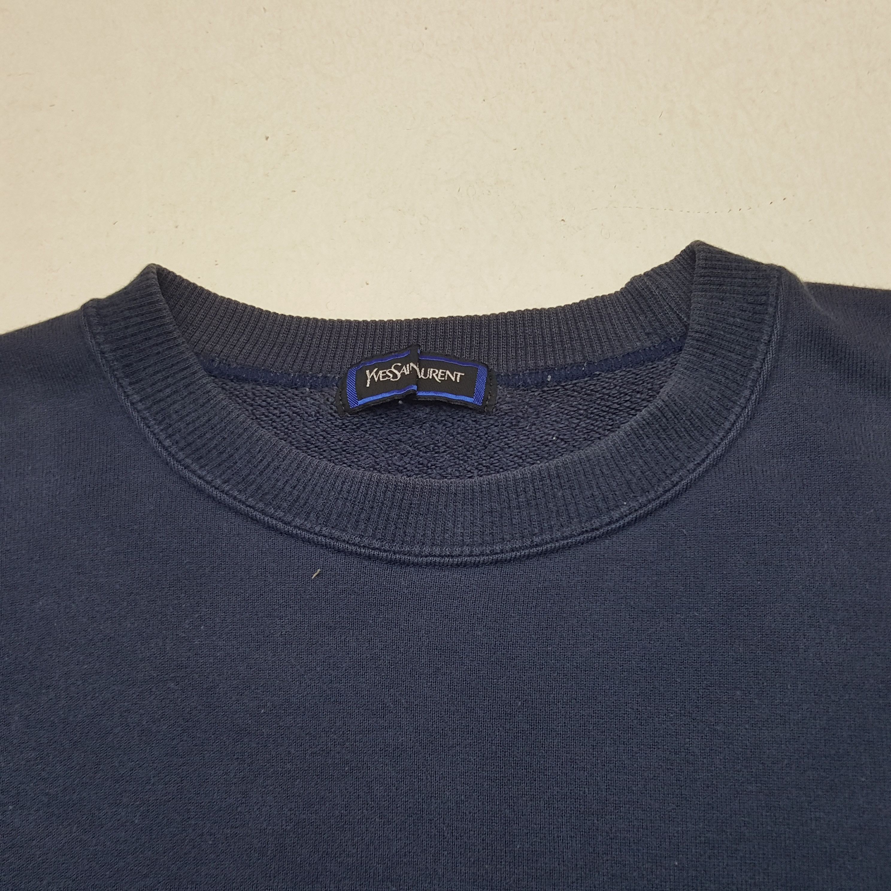 Yves Saint Laurent Vintage Yves Saint Laurent Designer Embroidery Sweatshirt Size US M / EU 48-50 / 2 - 4 Thumbnail