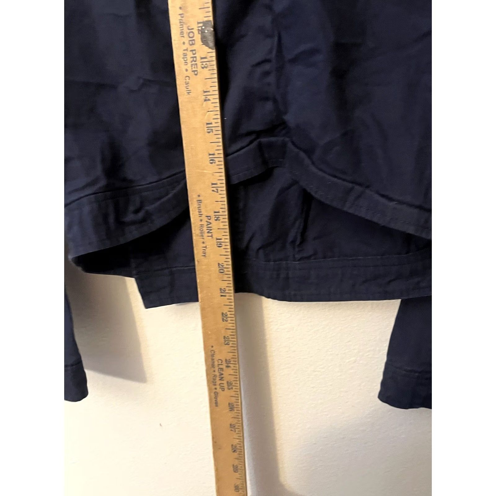 Gap Gap Jacket Women's Medium Navy Blue Moto Blend Zipper Front Size M / US 6-8 / IT 42-44 - 4 Thumbnail