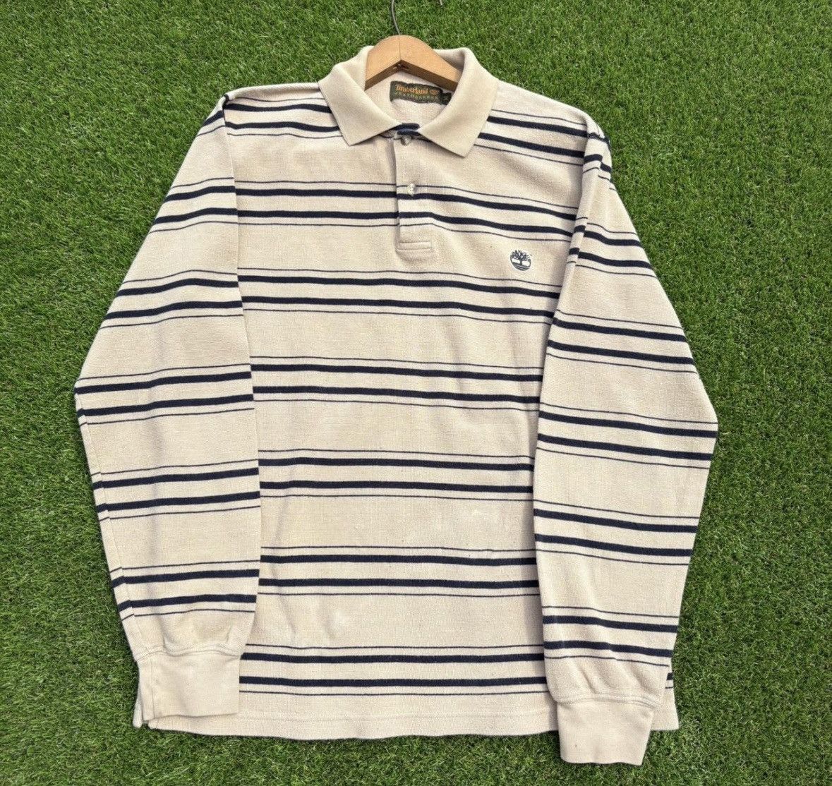 Other × Timberland × Vintage timberland polo beige brown stripes Size US M / EU 48-50 / 2 - 1 Thumbnail