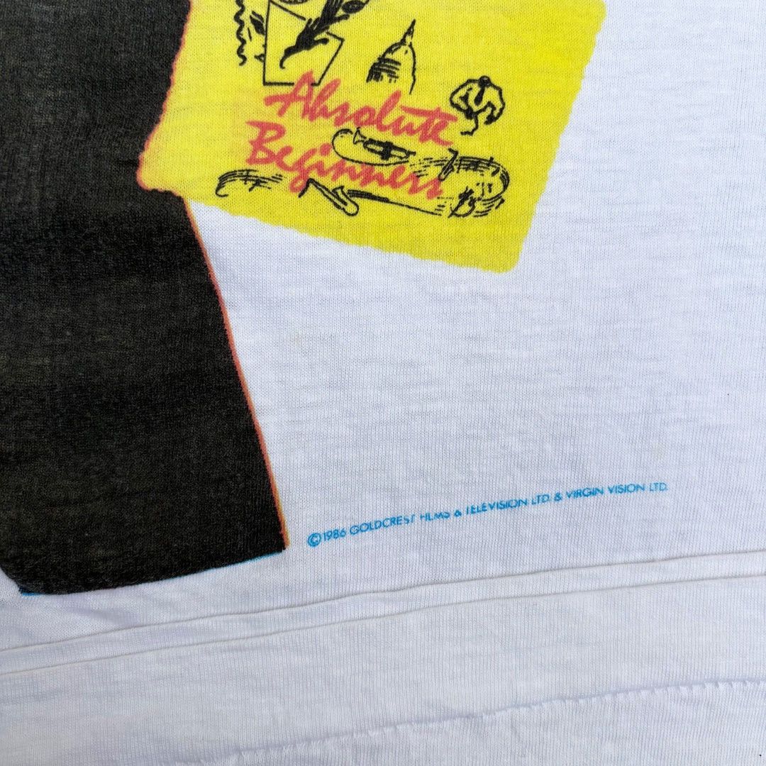 Band Tees David Bowie 1986 86 80s Vintage Absolute Beginners T-Shirt Size US L / EU 52-54 / 3 - 3 Thumbnail