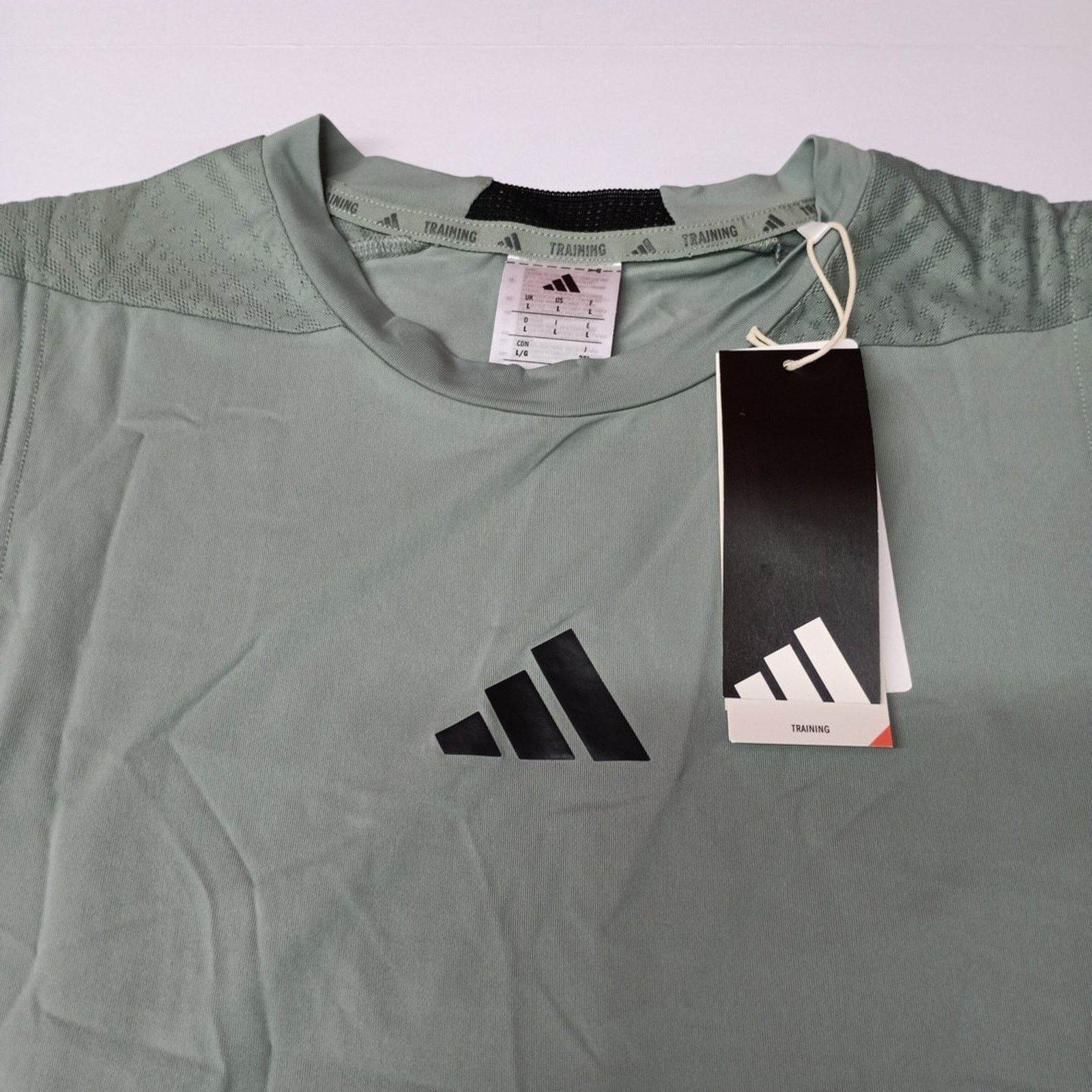 Adidas Adidas Men's Size L D4T Training Tank Top Shirt Silver Green Size US L / EU 52-54 / 3 - 2 Thumbnail