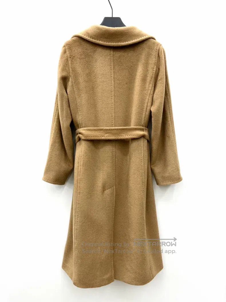 Max Mara Max Mara Classic Water Ripple Camel Fleece Coat Size S / US 4 / IT 40 - 2 Thumbnail