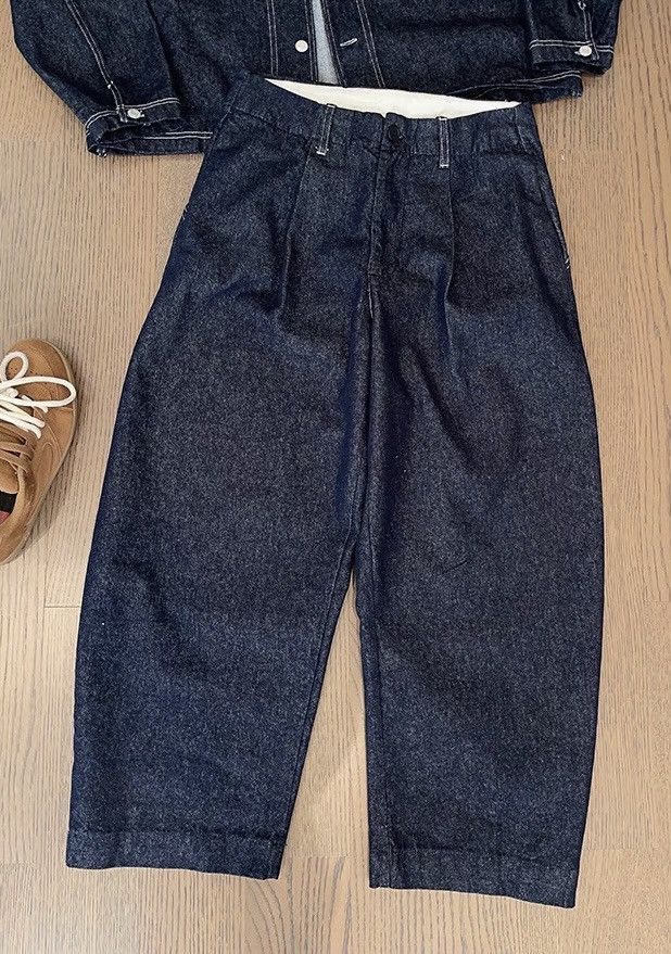 Japanese Brand × Vintage Cleanfit retro big pocket pleated baggy denim jeans Size US 32 / EU 48 - 9 Thumbnail