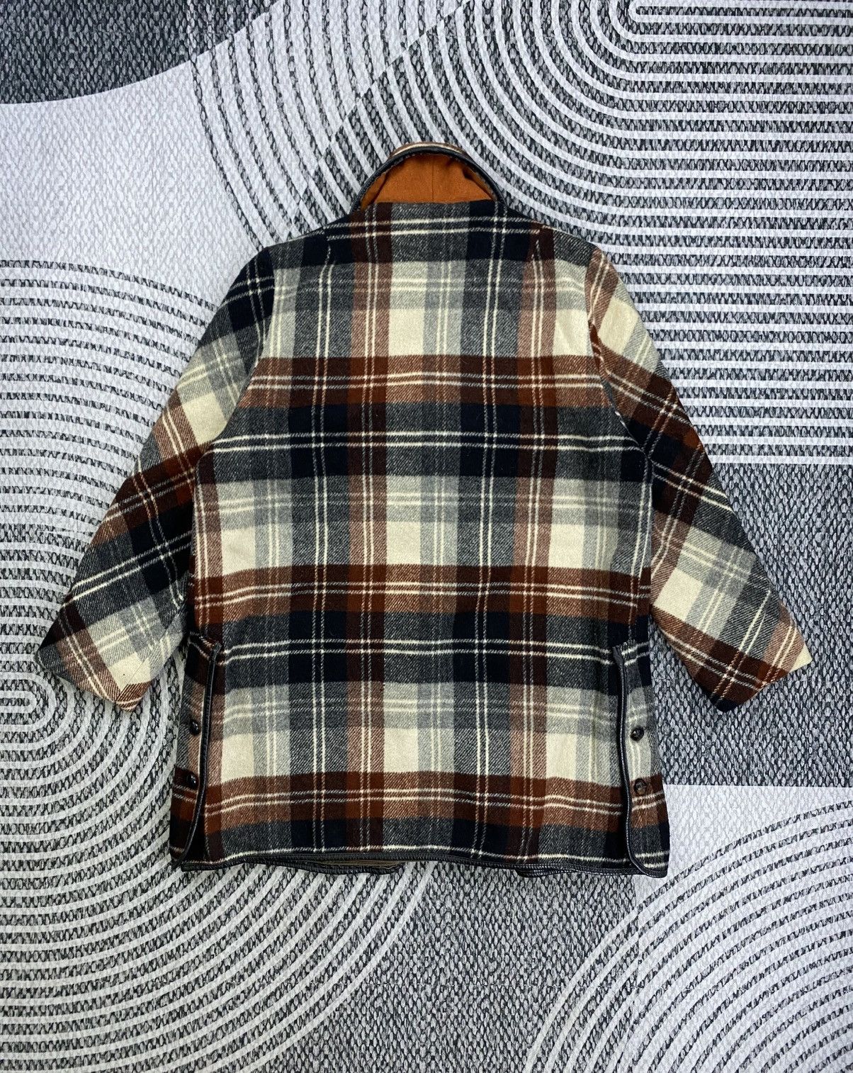 Original Penguin Vintage Penguin Fashion Plaid Flannel Wool Jacket Size US L / EU 52-54 / 3 - 2 Thumbnail