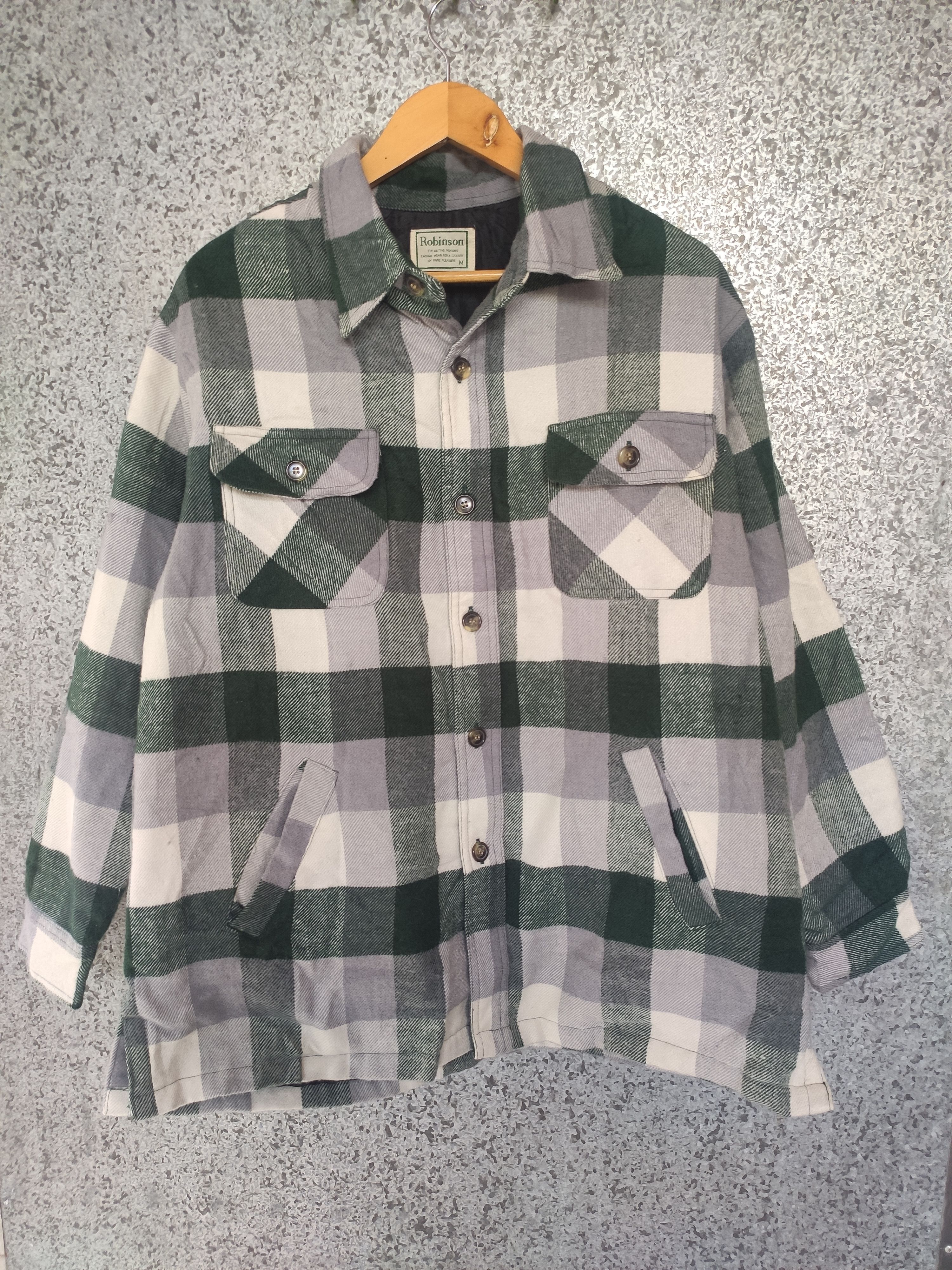 Robinson Les Bains 🔥 Robinson Flannel jacket oversize Size US M / EU 48-50 / 2 - 1 Thumbnail