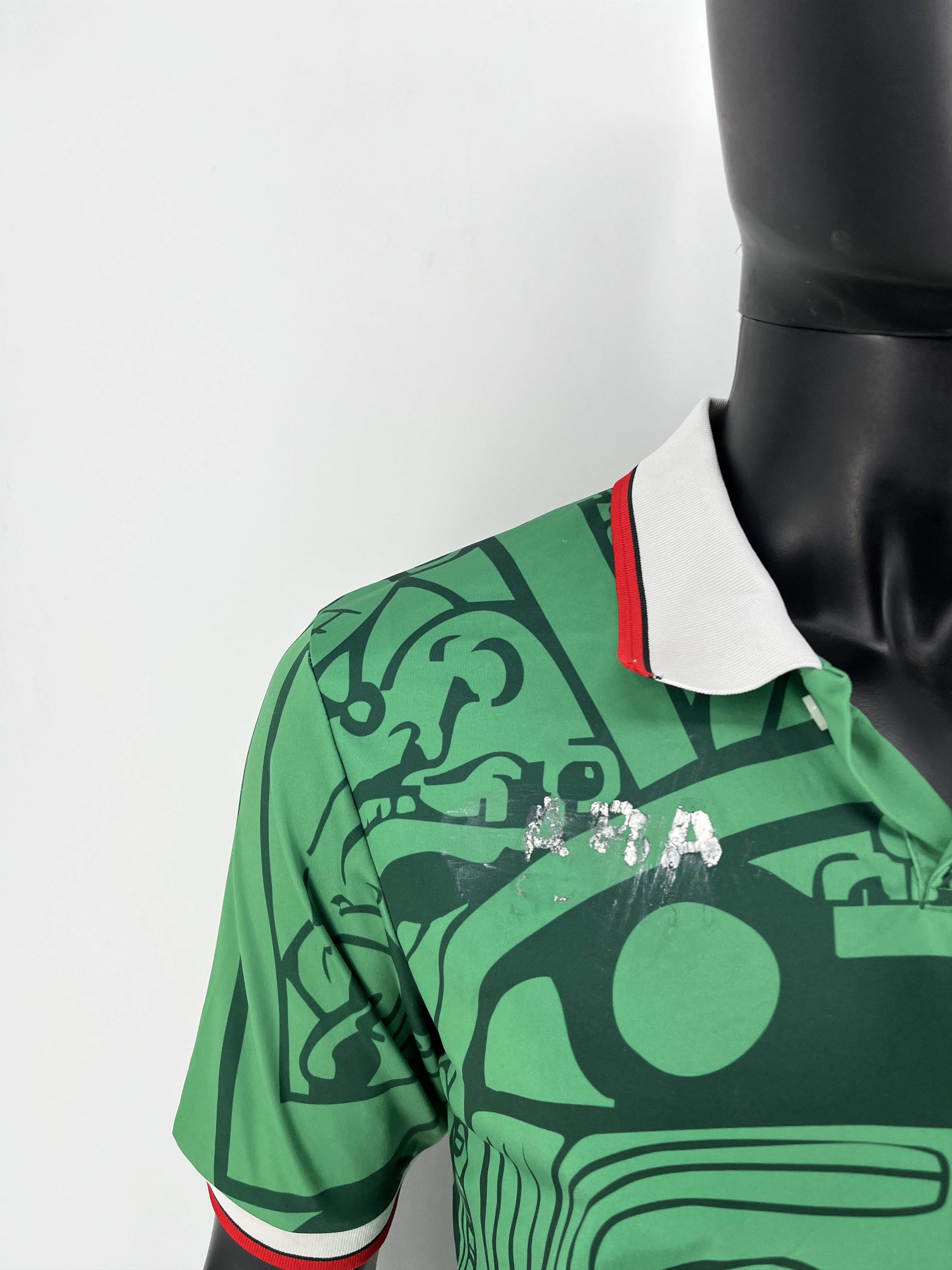 Vintage Aba Sports Green Retro Jersey Copa Munidal Fifa Francia 1998 Size US L / EU 52-54 / 3 - 8 Thumbnail