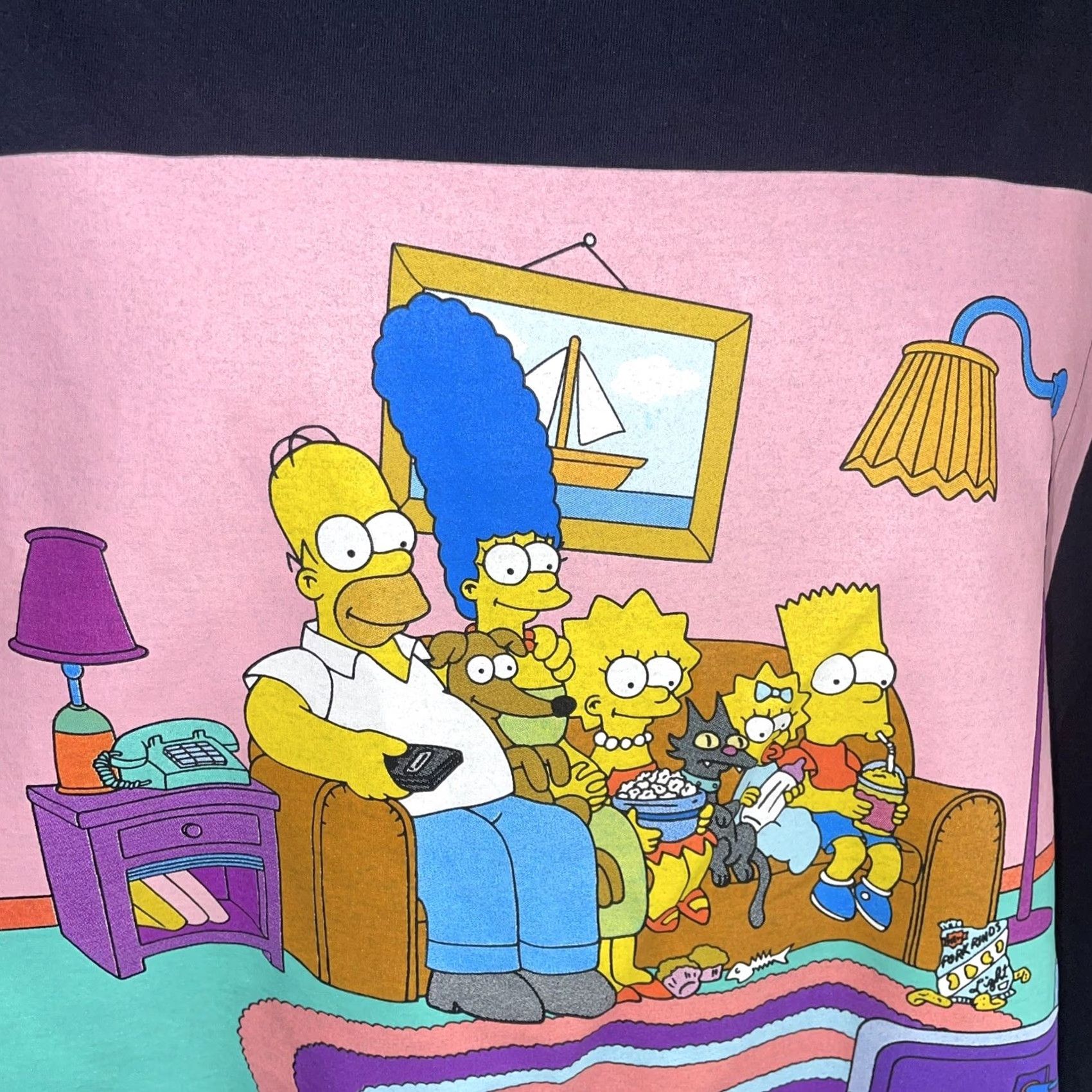 Vintage VINTAGE? The Simpsons Black Crew Neck T Shirt Mens 3XL Front Graphic 100 Cotton 2022 NWT Size US XXL / EU 58 / 5 - 7 Thumbnail