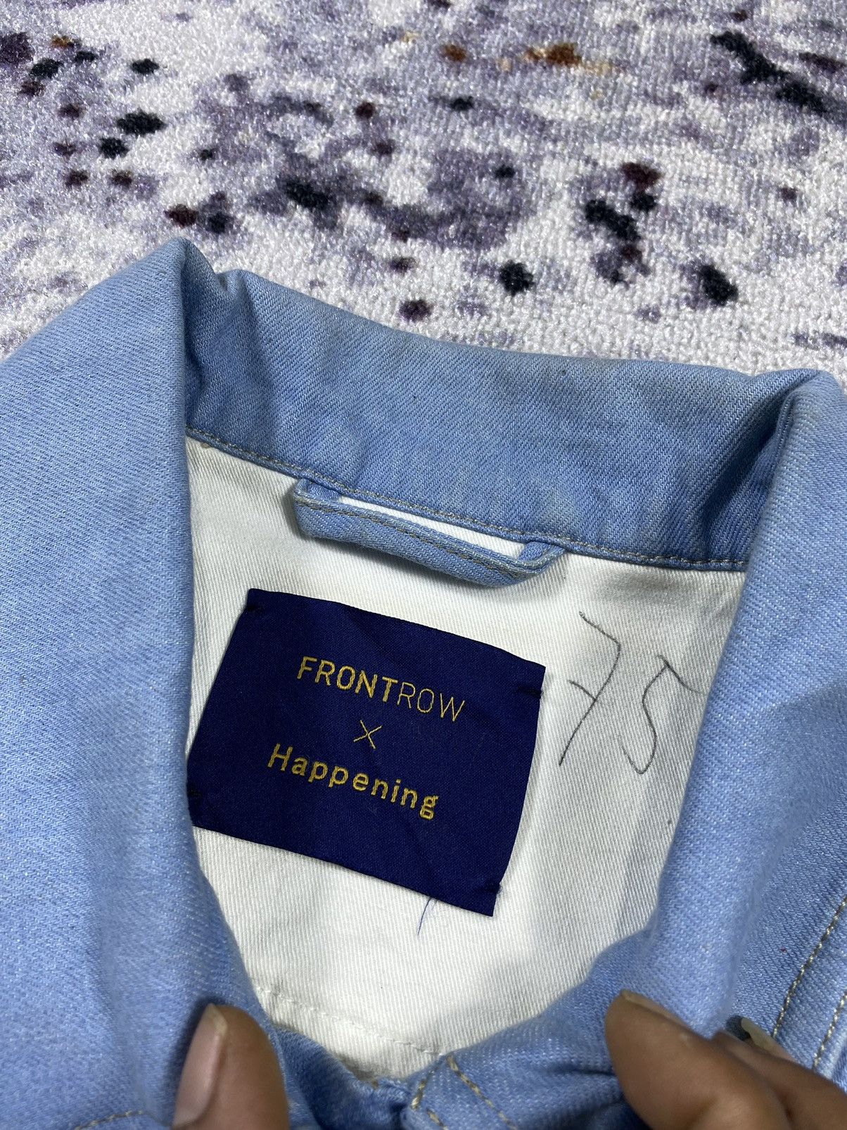 Beauty Beast × Japanese Brand × Vintage Japanese Frontrow X Happening Denim Jacket Size US S / EU 44-46 / 1 - 7 Thumbnail