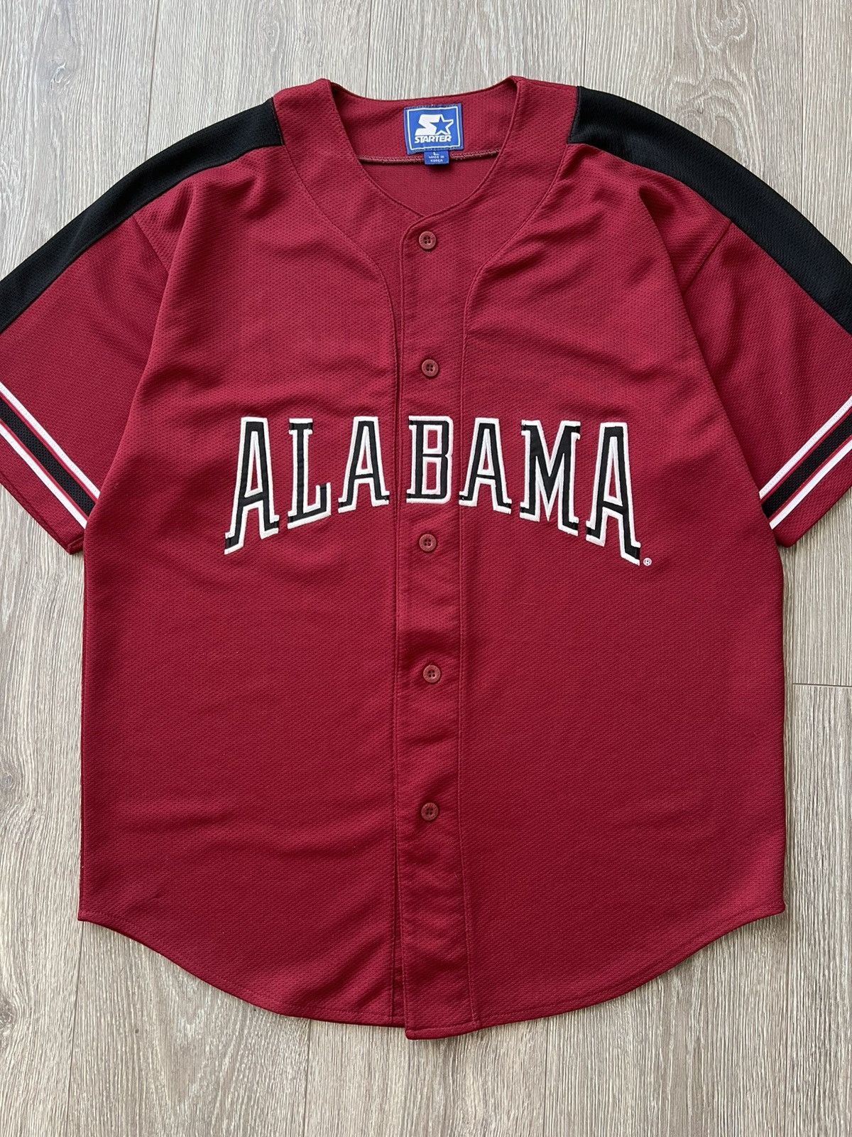 Starter Vintage Starter Alabama Crimson Tide Baseball Jersey Size US L / EU 52-54 / 3 - 3 Thumbnail