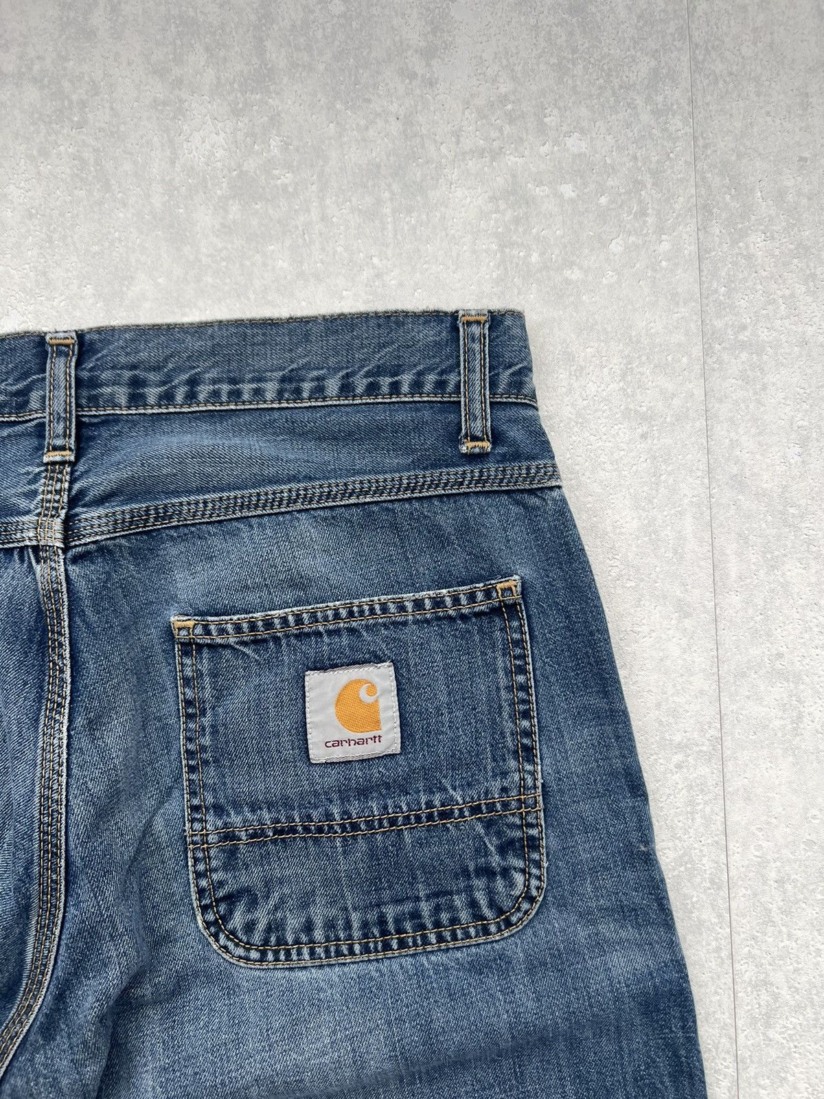 Carhartt 00’s CARHARTT VINTAGE SKILL PANT RARE Y2K DENIM JEANS Size US 30 / EU 46 - 4 Thumbnail