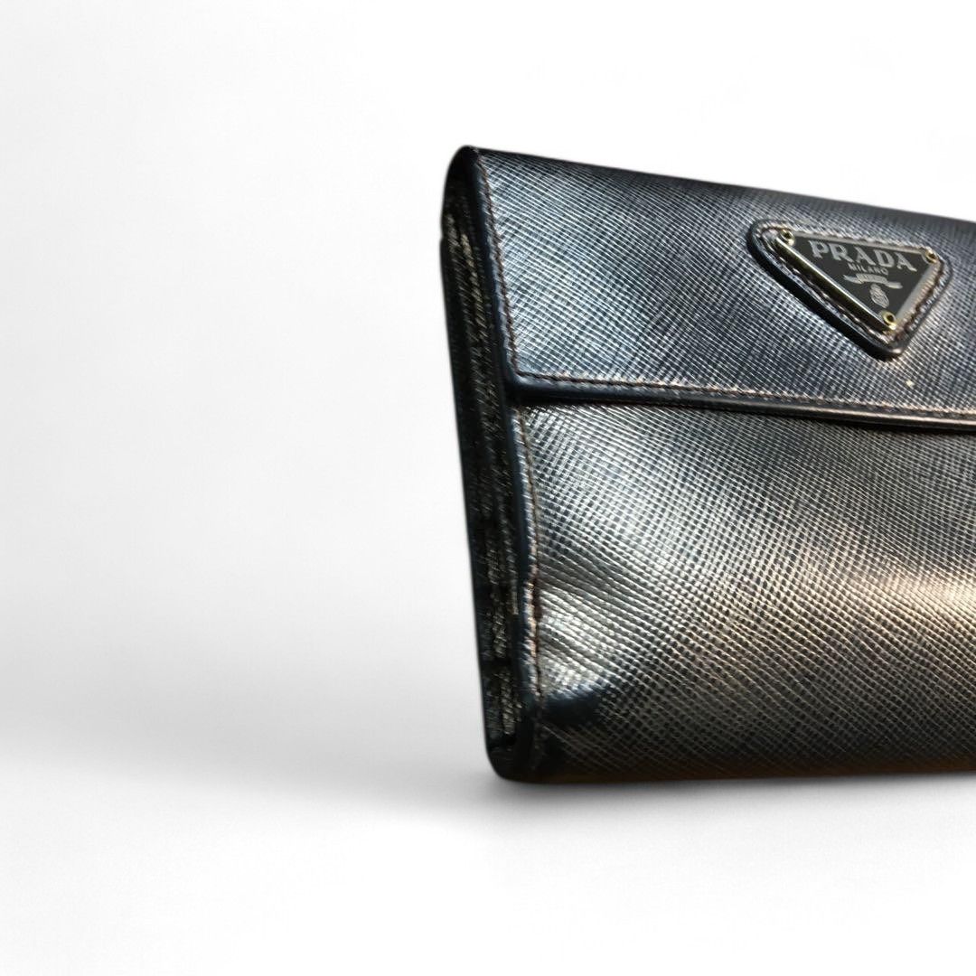 Prada Prada - Saffiano Nappa Leather Wallet Bi Fold Size ONE SIZE - 3 Thumbnail