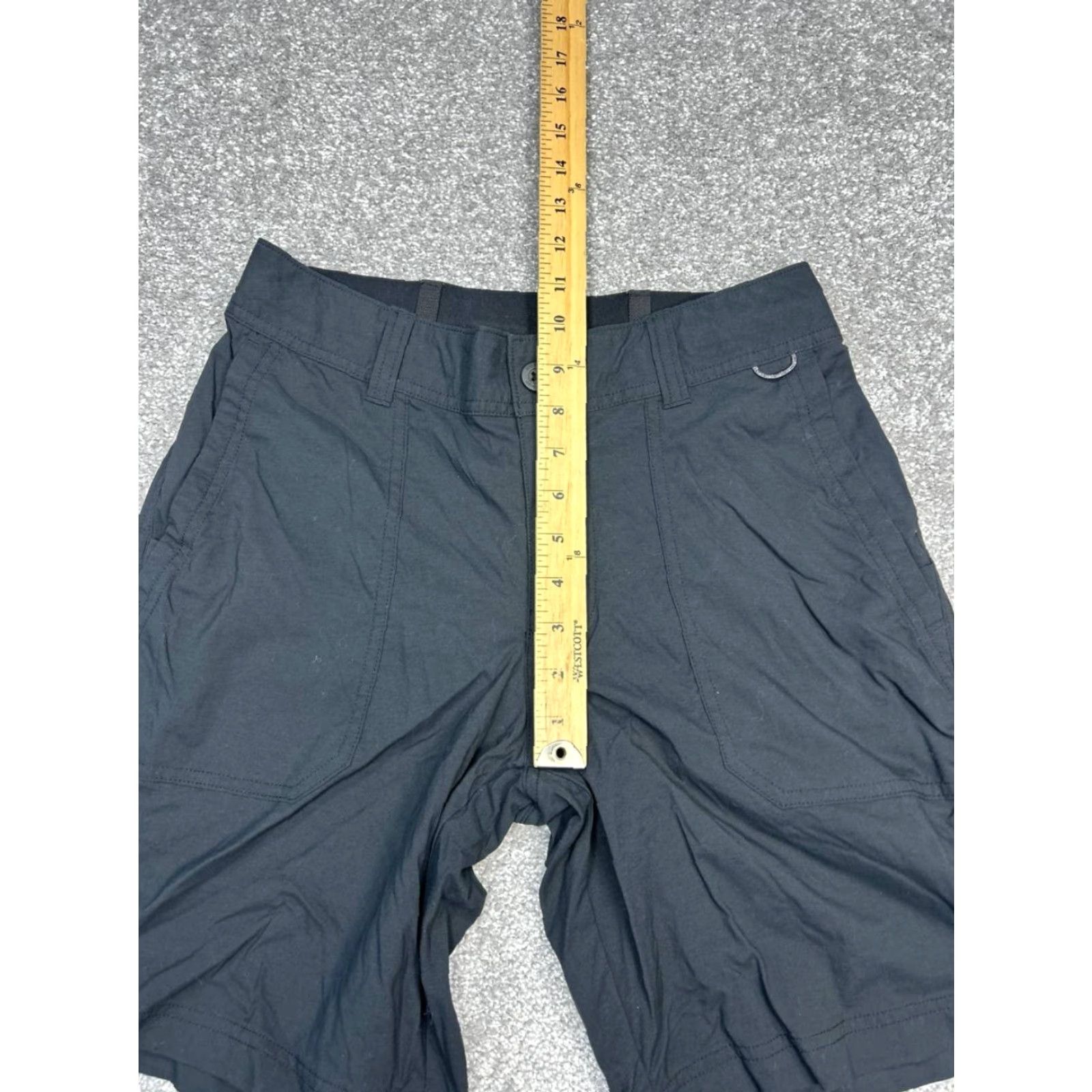 Vintage REI Co Op Sahara Bermuda Shorts Women 4 Black Logo Nylon Stretch Mid Rise Hiking Size 27" / US 4 / IT 40 - 6 Thumbnail
