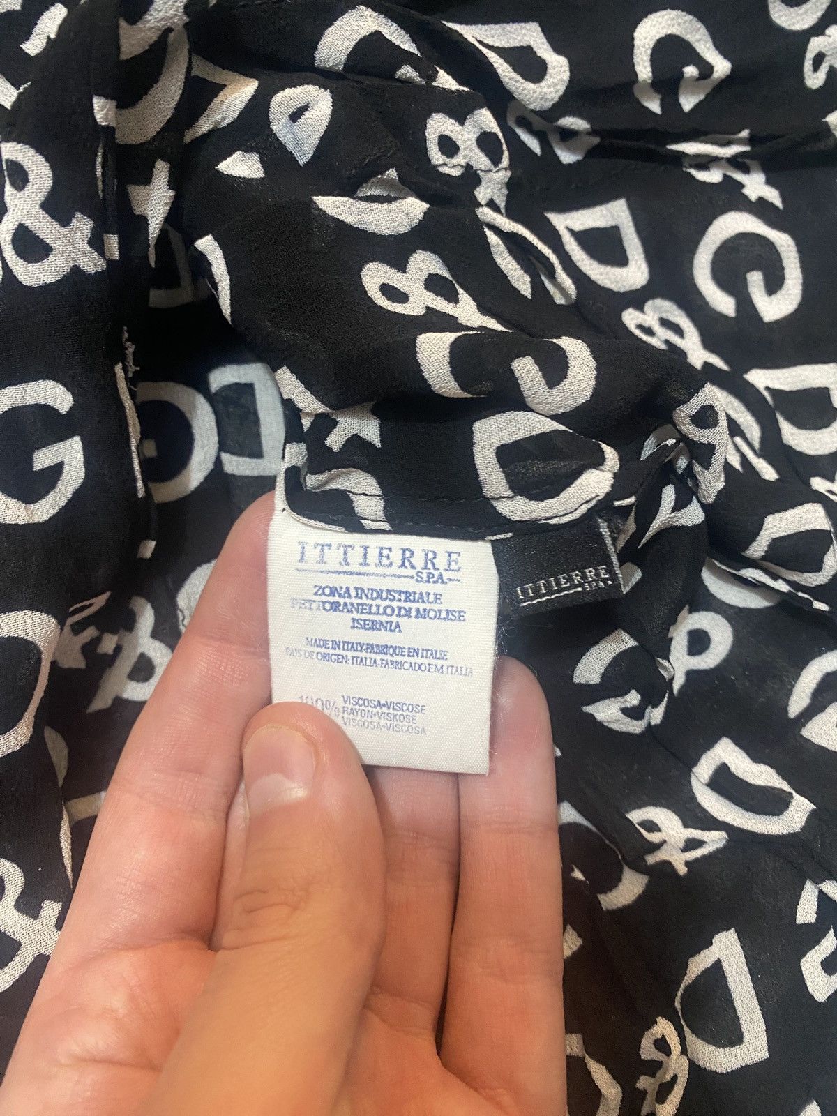 Dolce & Gabbana Dolce & gabbana luxury dg monogram ultra rare women shirt Size M / US 6-8 / IT 42-44 - 3 Thumbnail