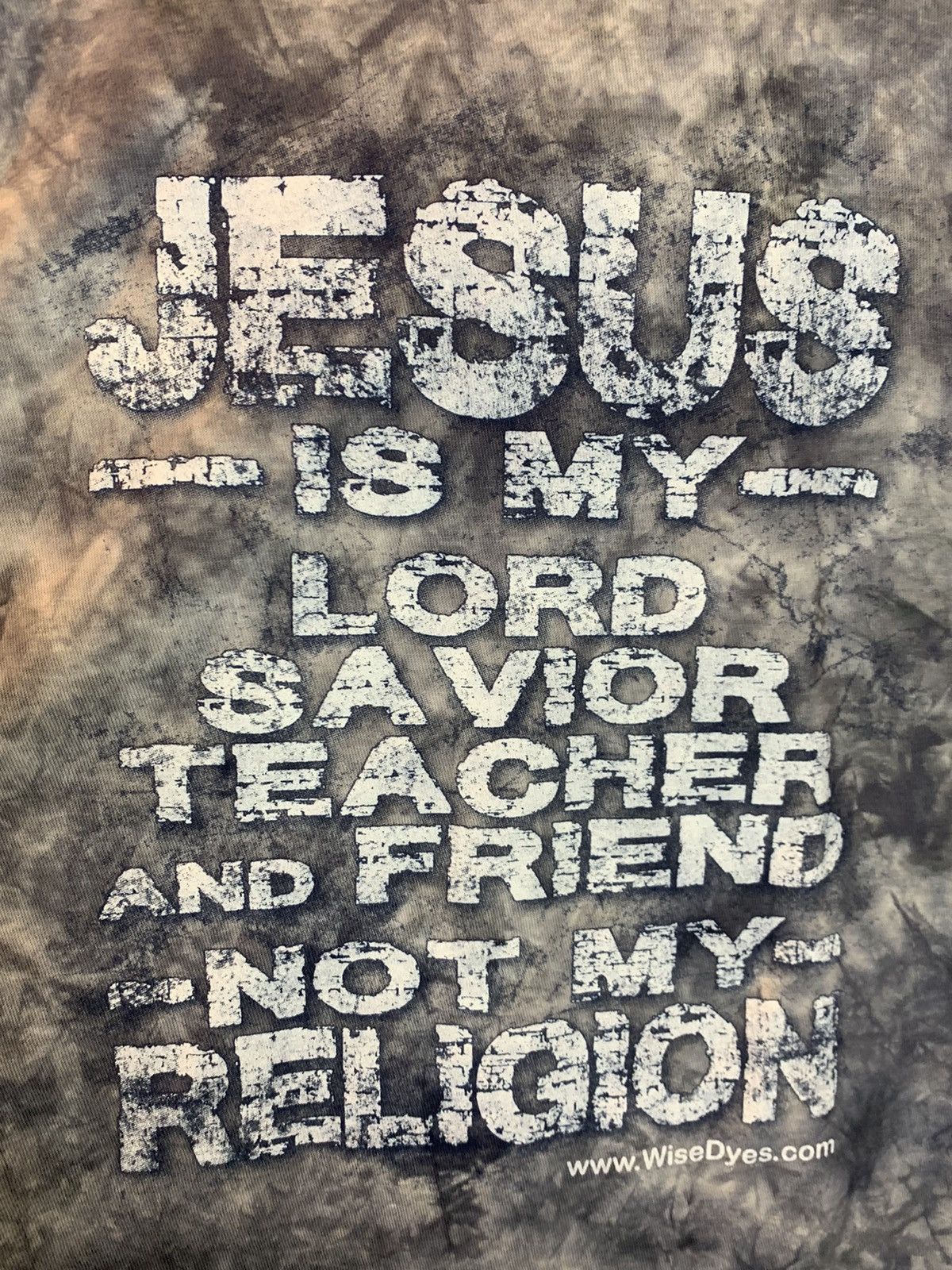 Vintage RARE Vintage Jesus Is My Lord Savior Tie-Dye Christian Shirt Size US L / EU 52-54 / 3 - 3 Thumbnail