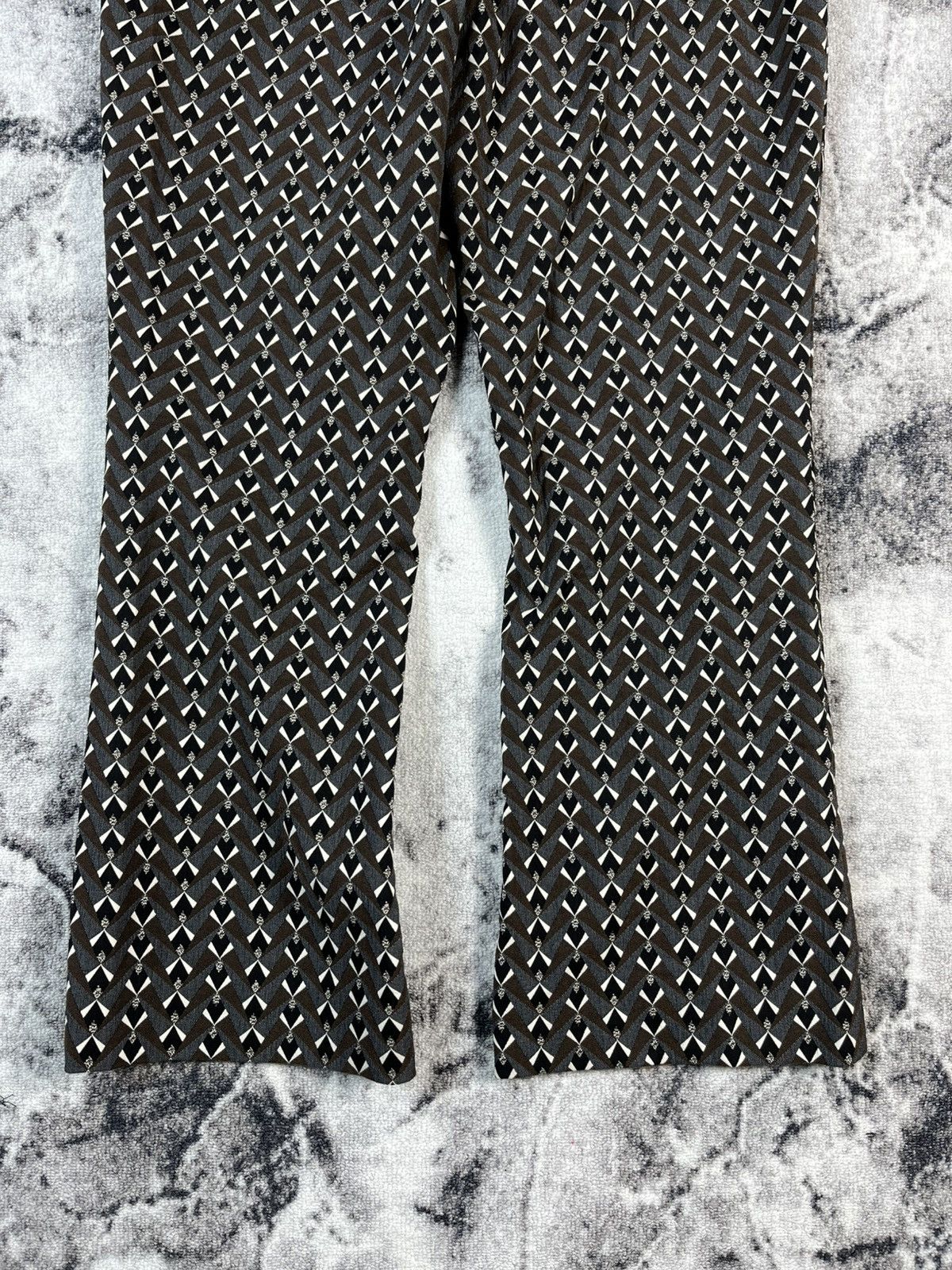 Other Via Masini 80 Geometric Pants Italy Size 48 Pattern Size 34" / US 12 / IT 48 - 12 Thumbnail