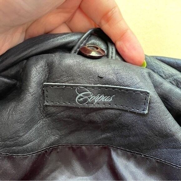 Corpus Corpus Black Lambskin Quilted Leather Bomber Jacket - Small Size S / US 4 / IT 40 - 7 Thumbnail