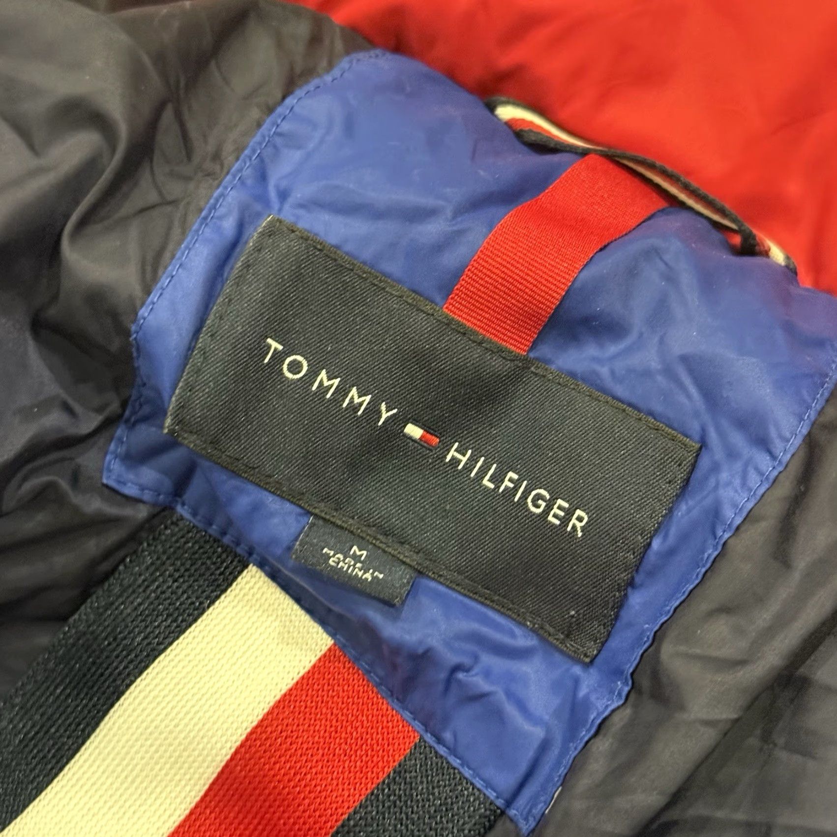Tommy Hilfiger Tommy Hilfiger Puffer Reversible Jacket Down Feather Mens M Multi Flaws Size US M / EU 48-50 / 2 - 4 Thumbnail