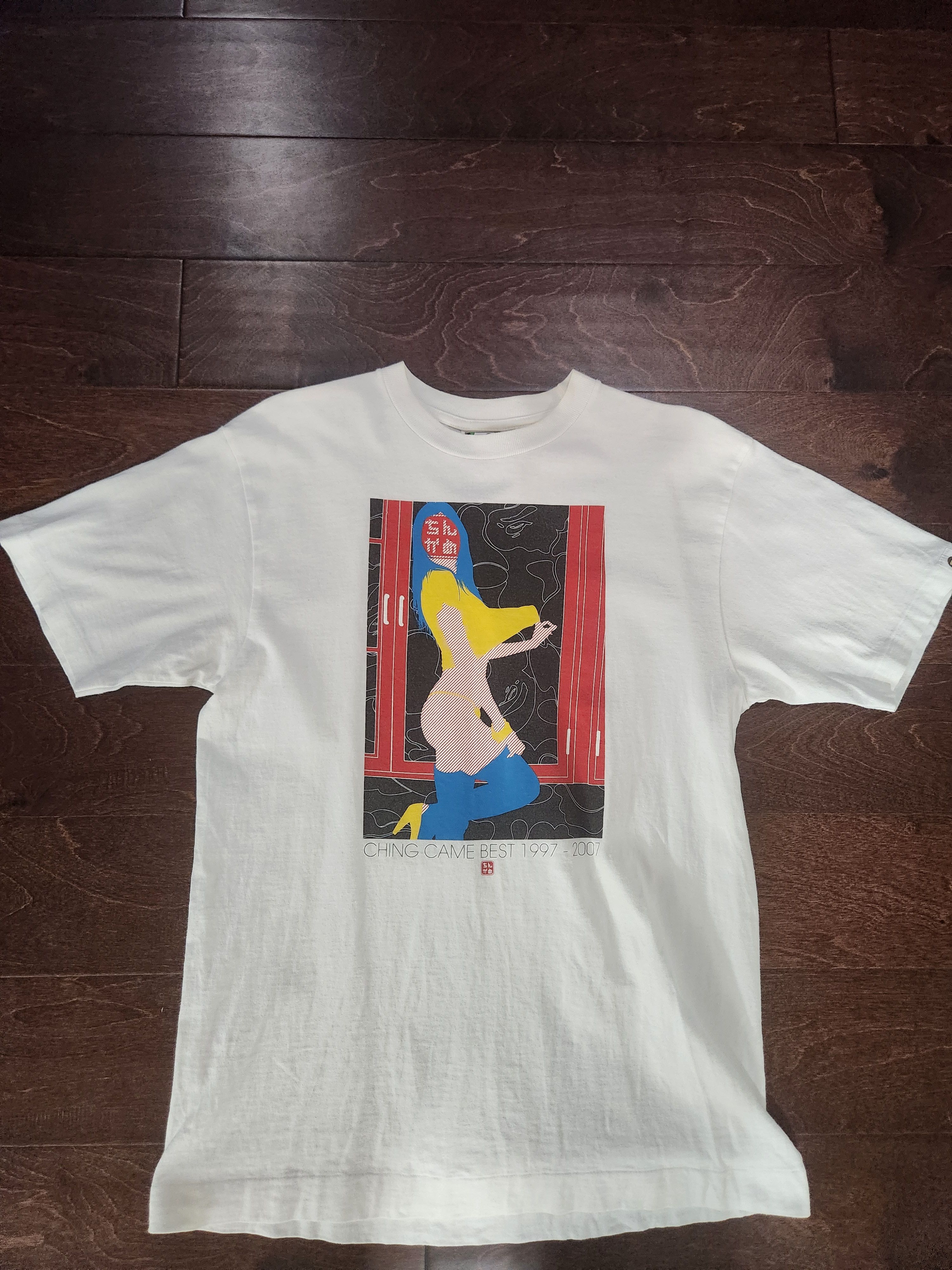 Bape BAPE × Chinkame 10th Anniversary Art T-shirt White Size M Size US M / EU 48-50 / 2 - 1 Thumbnail