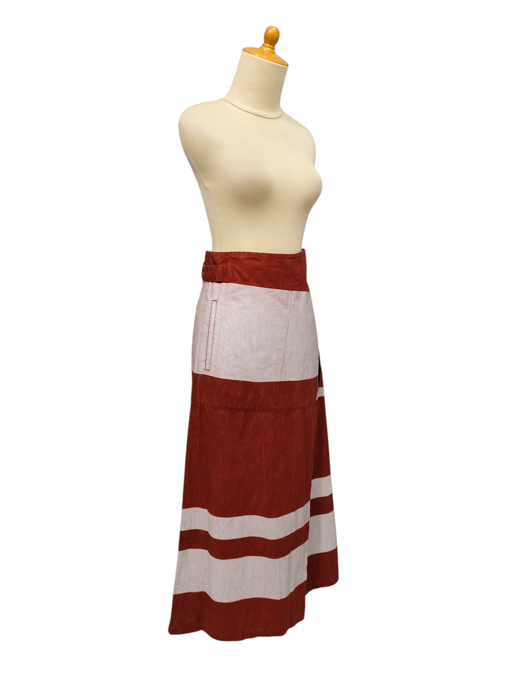 Issey Miyake 80s Issey Miyake🇯🇵Archive Wrap Belted Asymmetric Zip Skirt Size 30" / US 8 / IT 44 - 9 Thumbnail