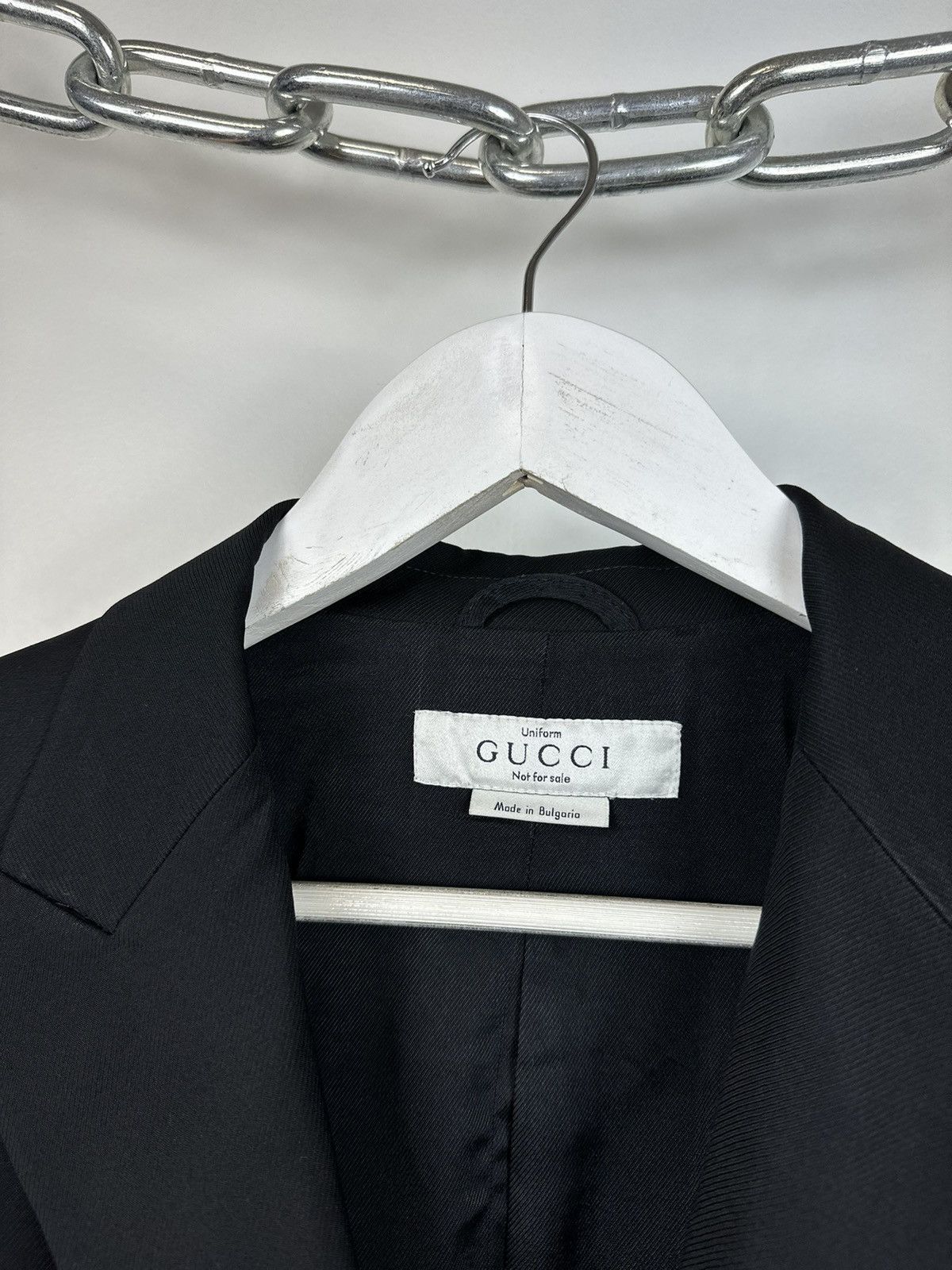 Gucci Vintage Gucci Luxury Designer Formal Wool Blazer Jacket Size S / US 4 / IT 40 - 12 Thumbnail