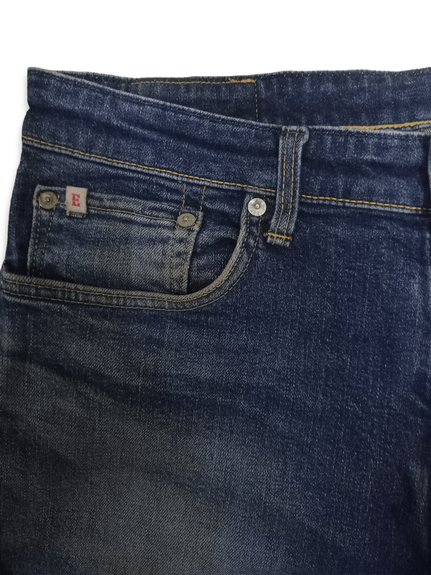 Edwin Vintage Japan Edwin ED03 Blue Wash Distressed Jeans 32x25 Size US 32 / EU 48 - 4 Thumbnail