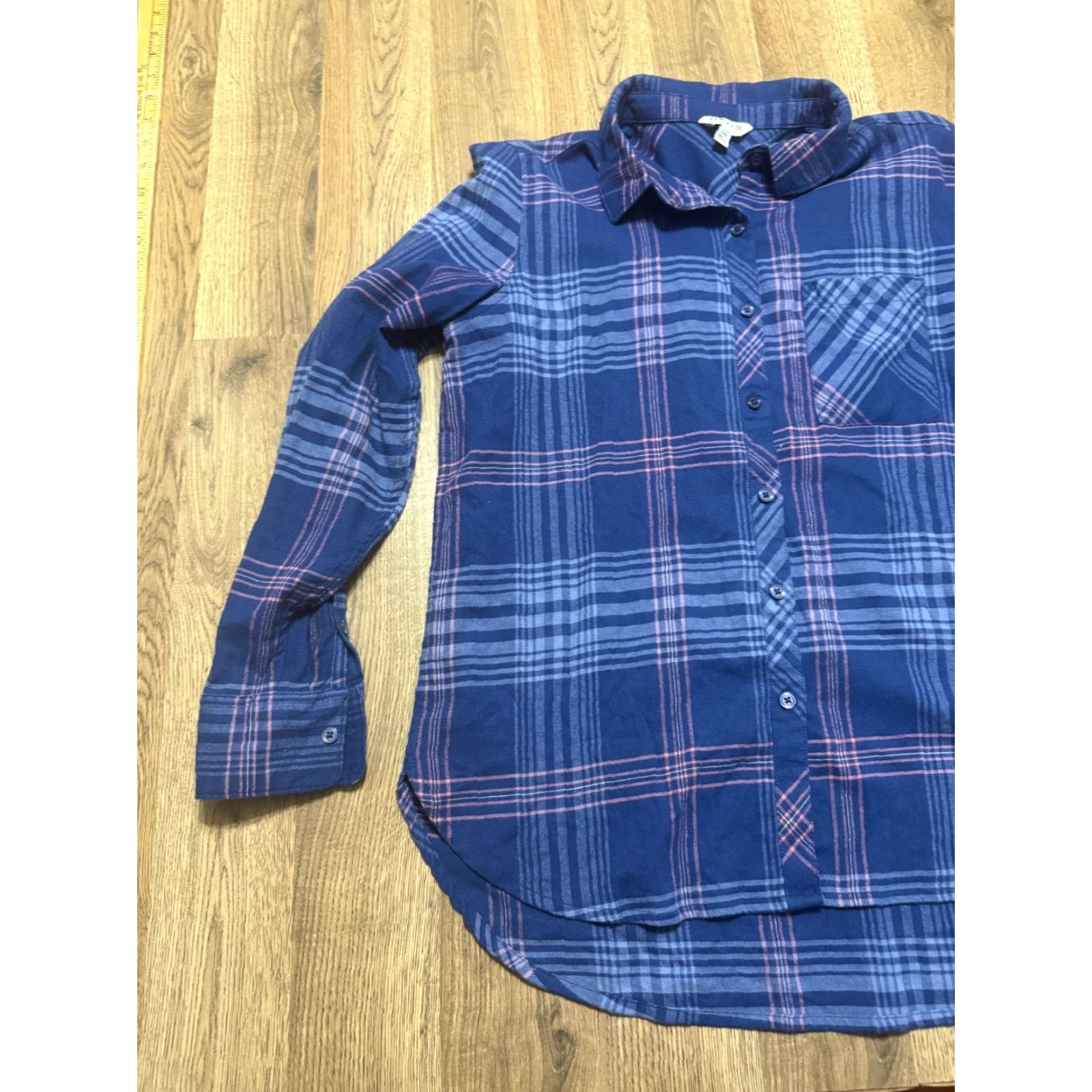 Orvis Orvis Shirt, Women’s Size Large, Blue Pink Plaid Long Sleeve Button-Up Shirt Size L / US 10 / IT 46 - 3 Thumbnail