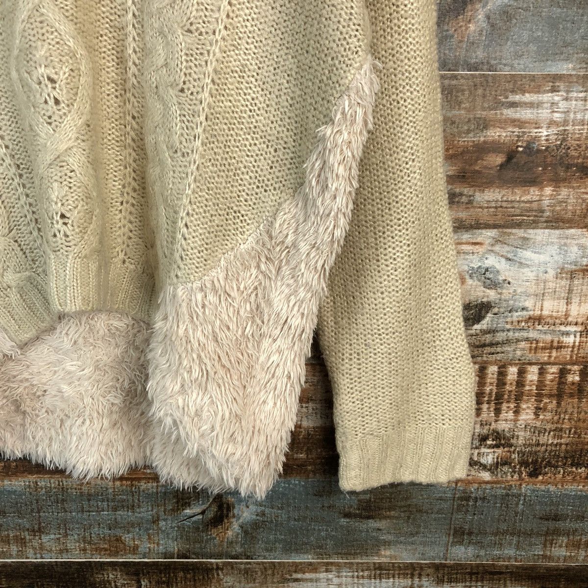 Homespun Knitwear × Japanese Brand W Closet Wears Ino White Knitwear #A1240 Size US M / EU 48-50 / 2 - 8 Thumbnail