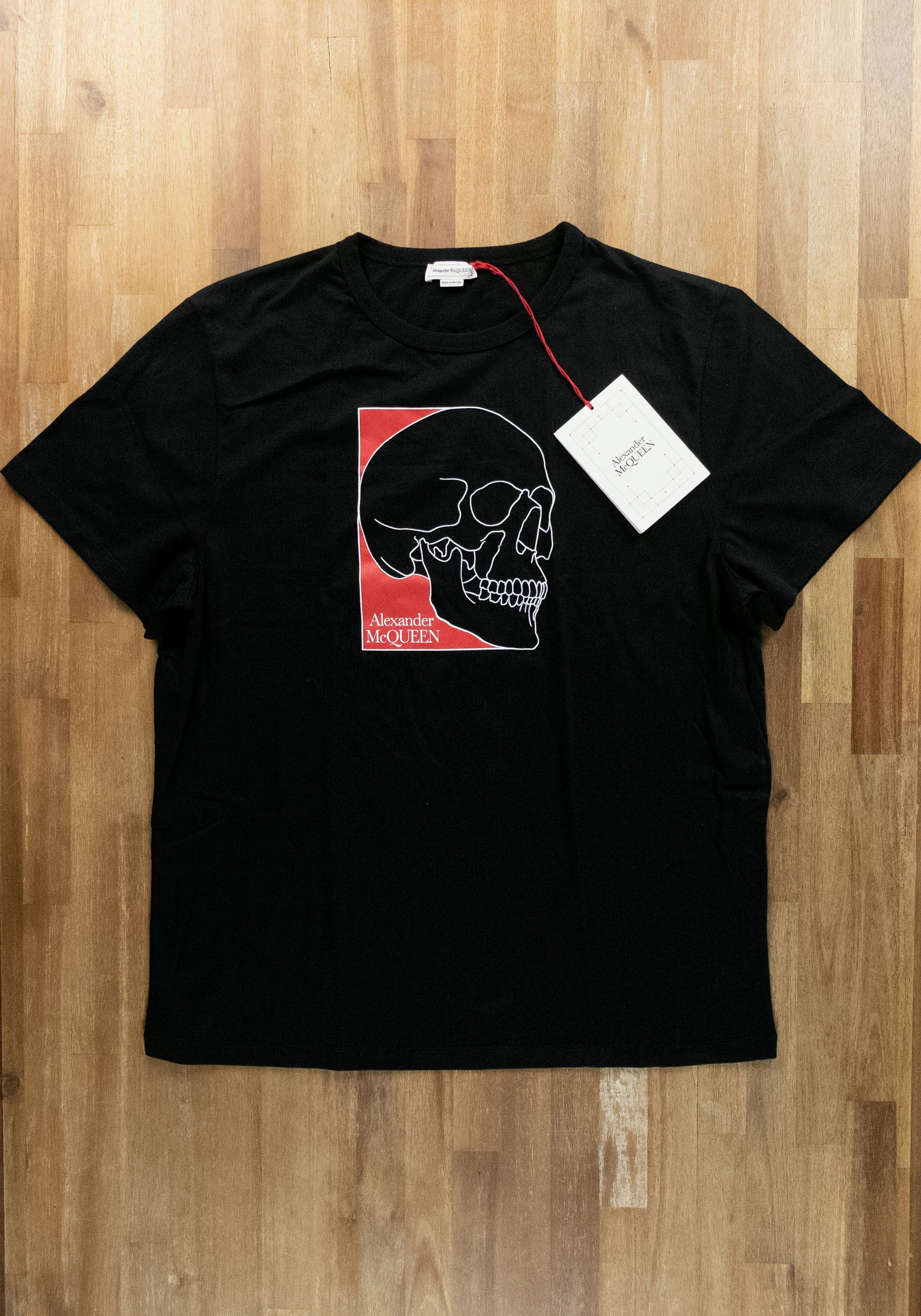 Alexander McQueen ALEXANDER MCQUEEN black regular fit Skull print t-shirt XL q Size US XL / EU 56 / 4 - 8 Thumbnail