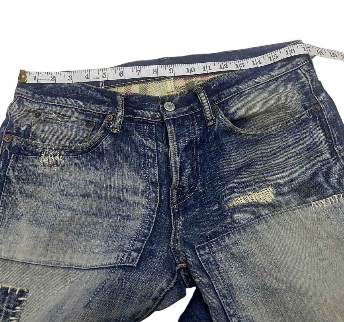 Eternal × Japanese Brand Eternal parchwork distress denim Size US 34 / EU 50 - 12 Thumbnail