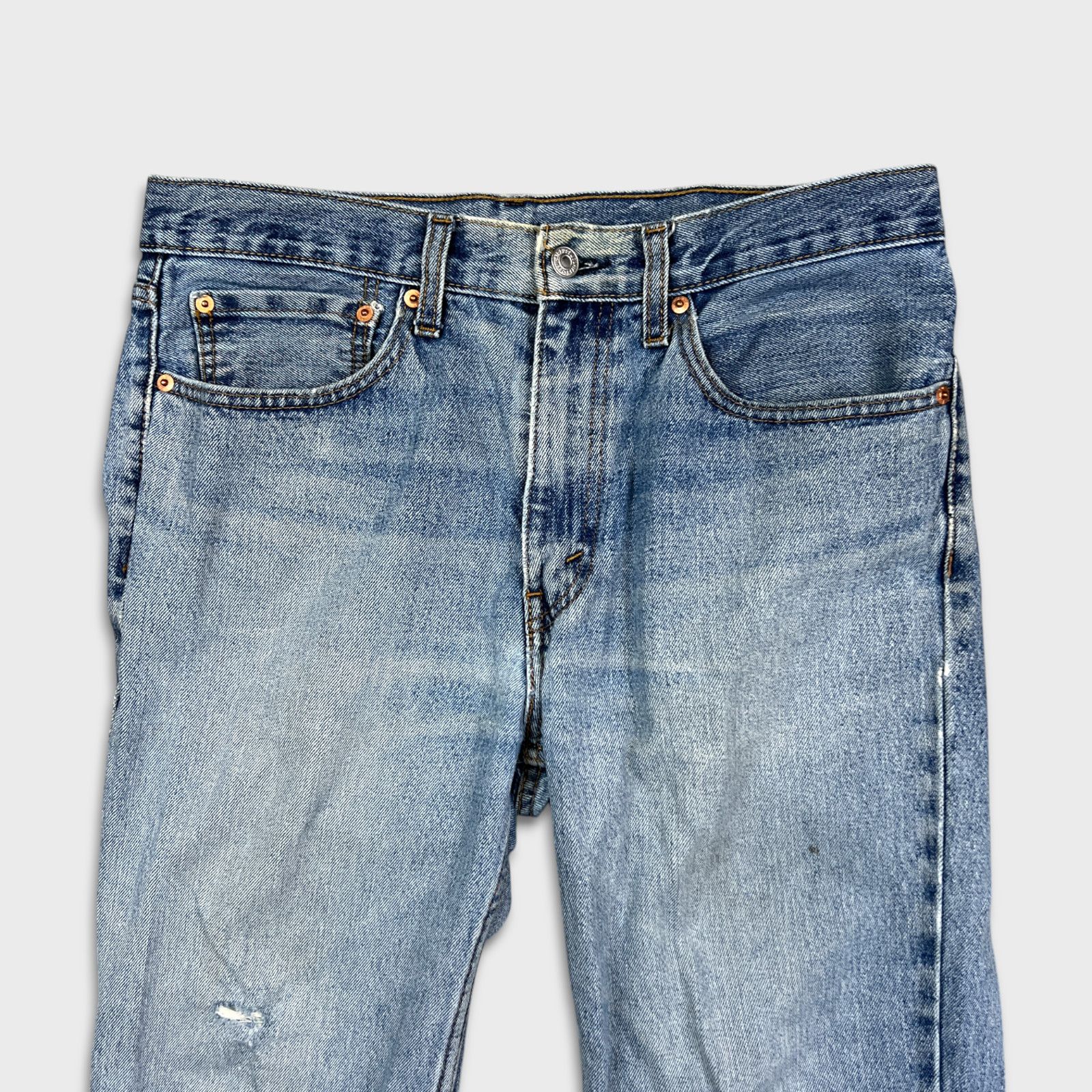 Levi's × Vintage Levi's 516 Jeans 34x28 Straight Leg Distressed Denim Pants Size US 34 / EU 50 - 2 Thumbnail