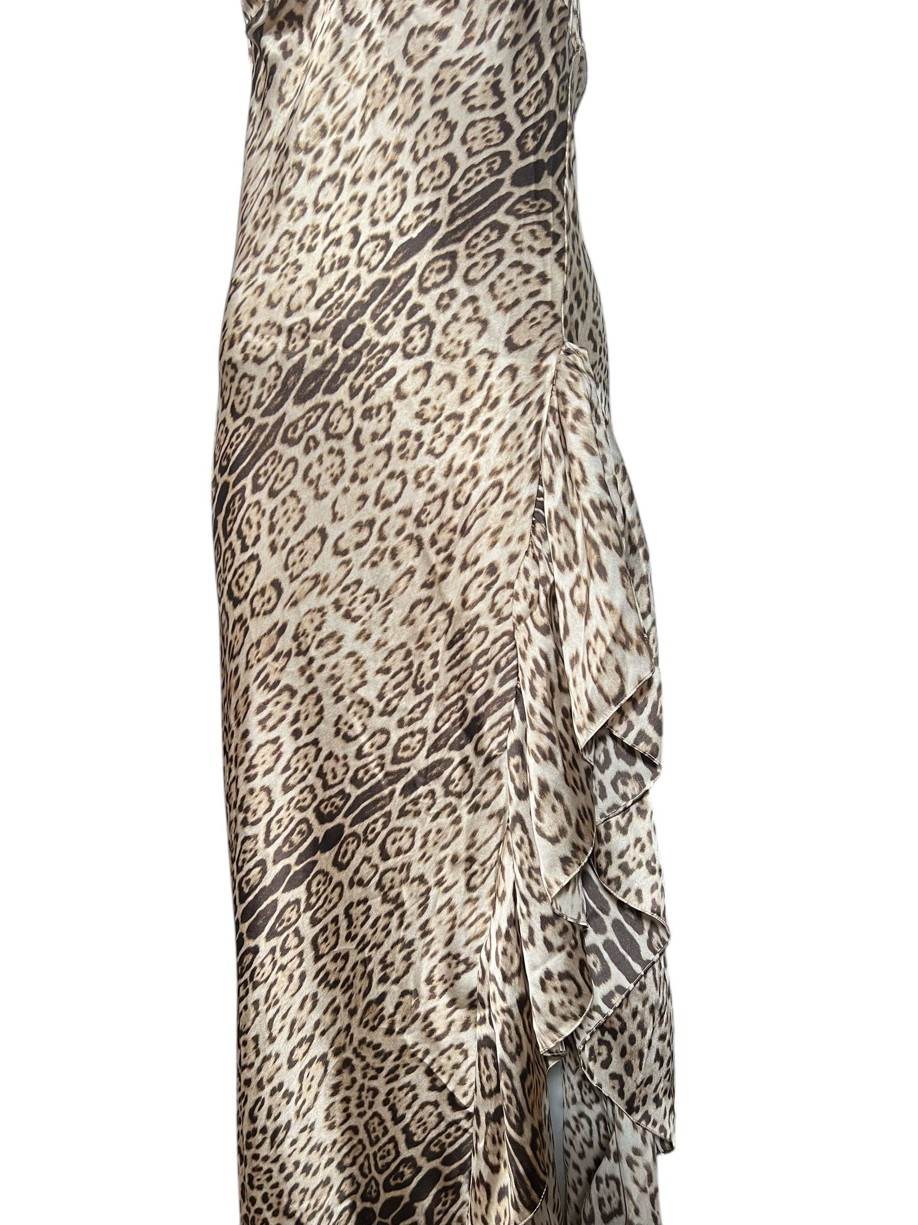 Roberto Cavalli Roberto Cavalli F/W 2000 Leopard Print Gown with Train Size L / US 10 / IT 46 - 8 Thumbnail