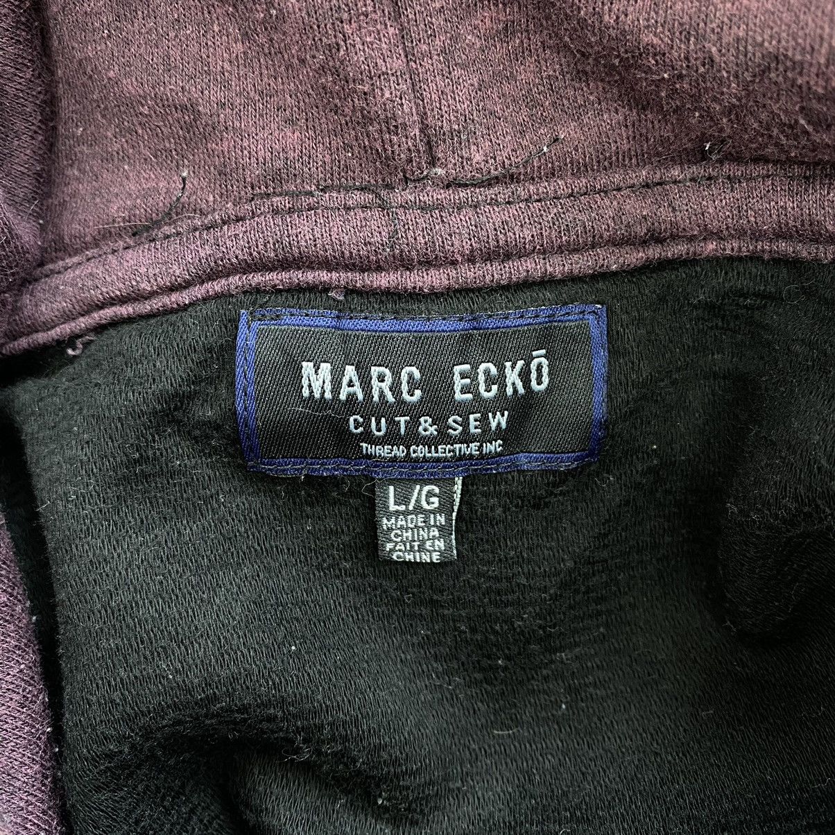 Marc Ecko MARC ECKO Cut & Sew Plain Black Red Pullover Hoodie Size US L / EU 52-54 / 3 - 3 Thumbnail