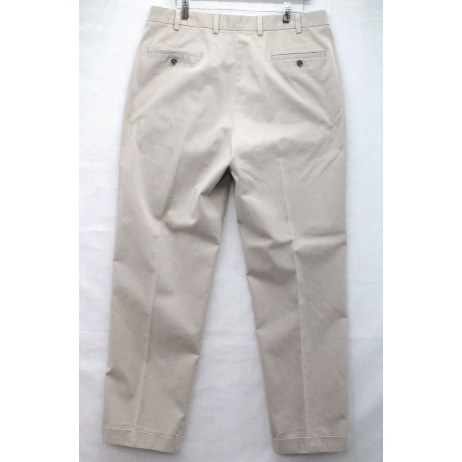 Brooks Brothers Brook Brothers Pants Mens 36X32 Chino Elliot Beige Pleated Front Cuffed Regular Fit Shirt? Size US 36 / EU 52 - 5 Thumbnail