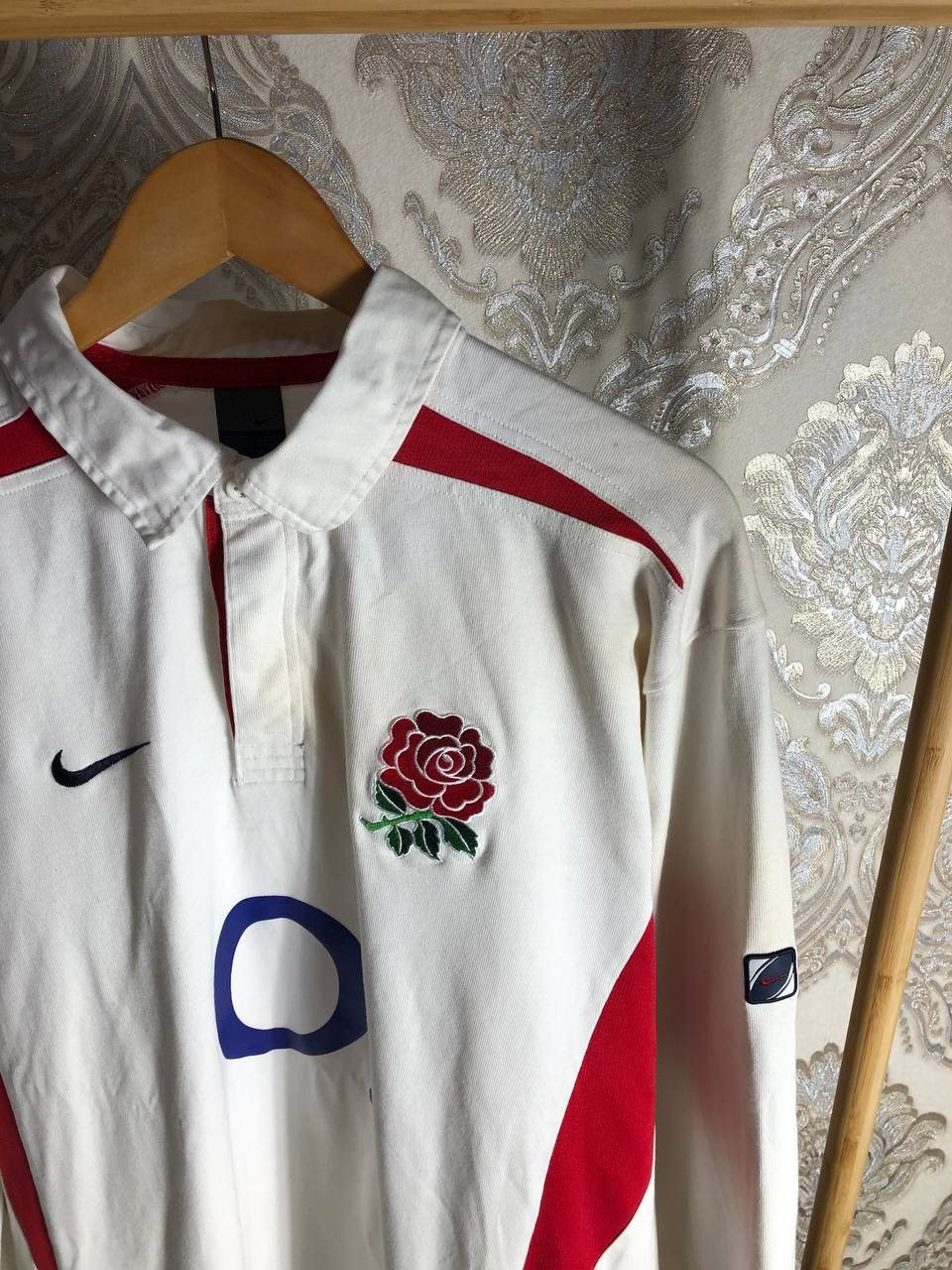 Nike × Vintage VERY RARE NIKE ENGLAND RETRO RUGBY JERSEY BLOKECORE Y2K 90s Size US XXL / EU 58 / 5 - 2 Thumbnail