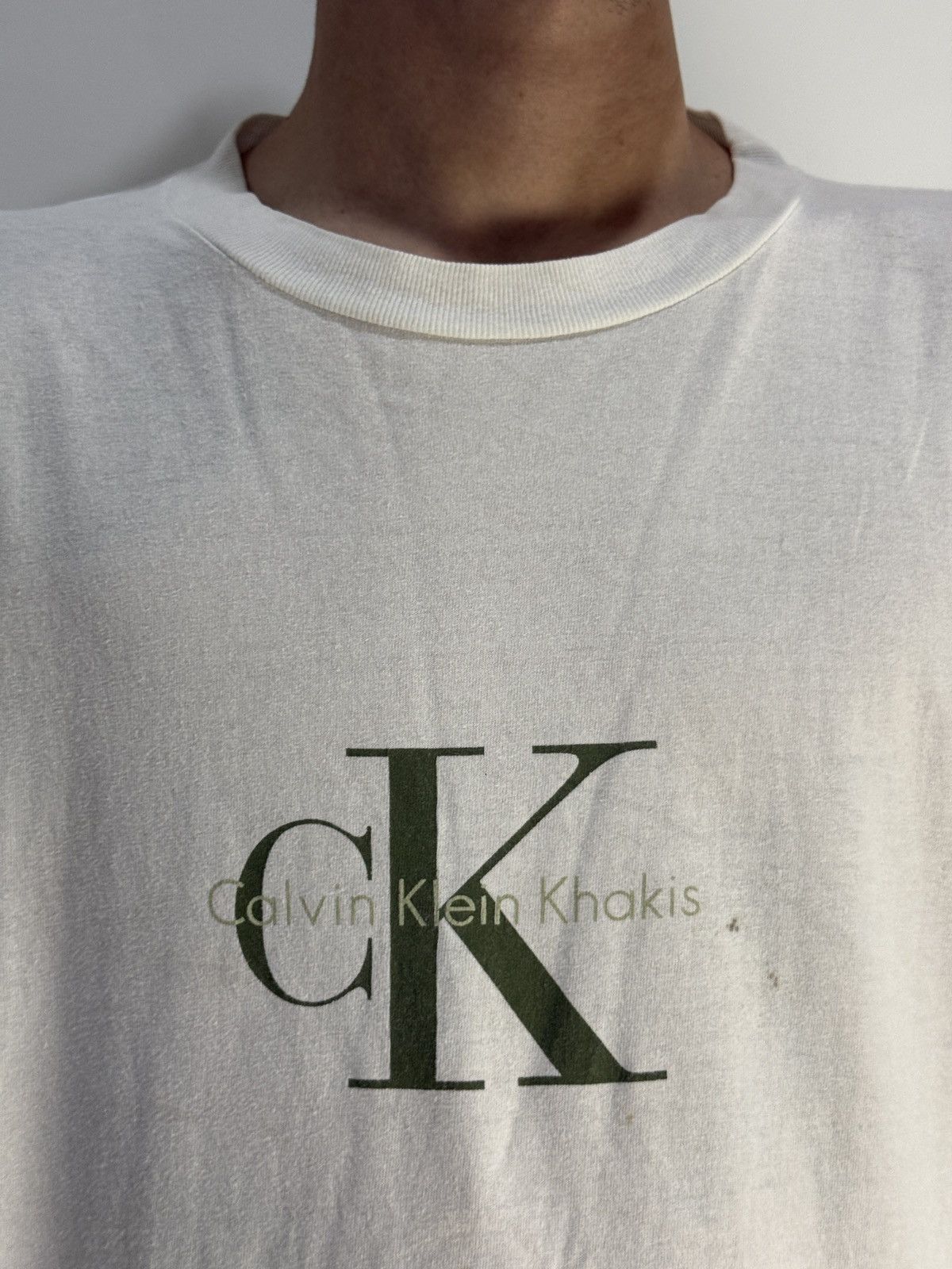 Calvin Klein Vintage 1990s Calvin Klein Tshirt Size US XL / EU 56 / 4 - 2 Thumbnail