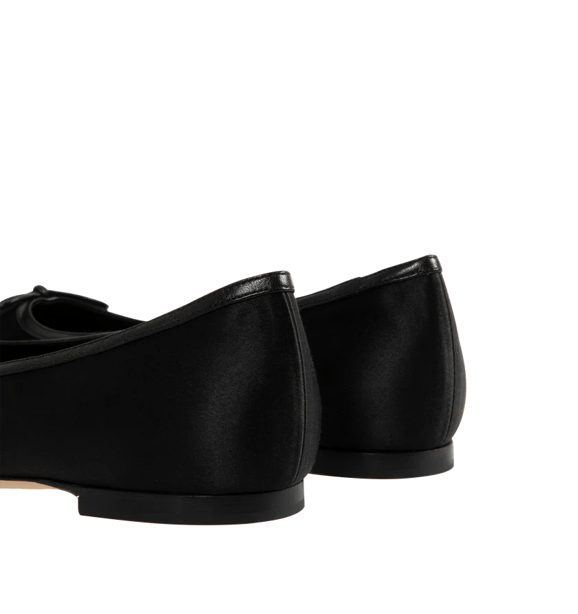 Manolo Blahnik o1h1sh11225 Verallim Suede Ballerinas in Black Size US 7.5 / IT 37.5 - 4 Thumbnail