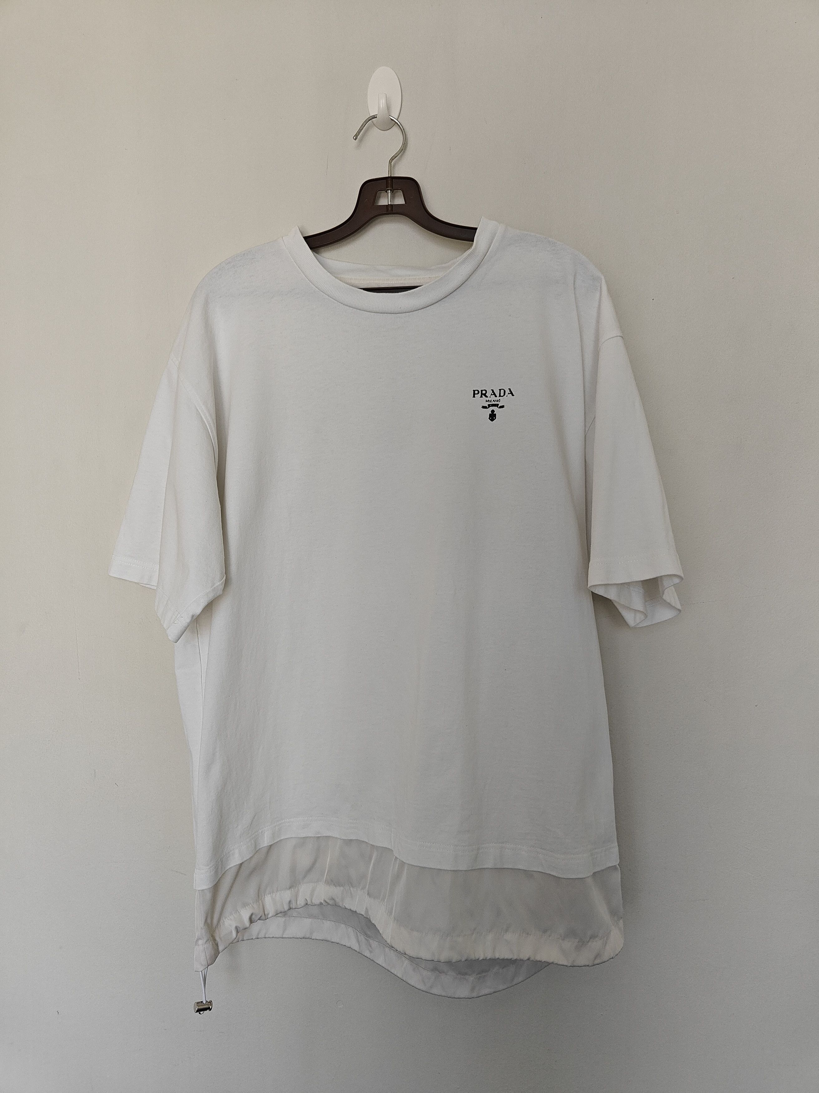 Prada Jersey and Re-Nylon T-Shirt Size US L / EU 52-54 / 3 - 1 Thumbnail