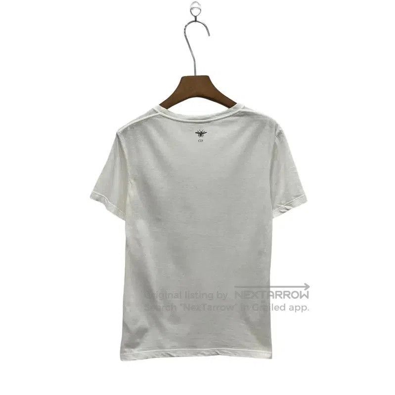 Dior Dior Women's White Butterfly Print T. Size S / US 4 / IT 40 - 2 Thumbnail