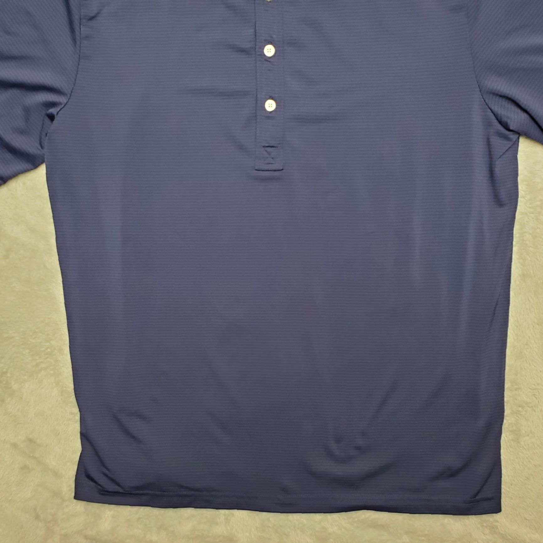 Vintage Criquet Shirt Mens Large Blue Polo Short Sleeve Performance Golf Casual Shirt Mens Blue Polo Short Sleeve Logo Accents Pockets Size US L / EU 52-54 / 3 - 3 Thumbnail