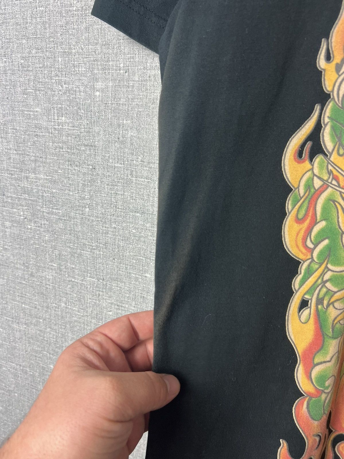 Ed Hardy Vintage Ed Hardy by Christian Audigier Big Logo Y2K Tee Size US L / EU 52-54 / 3 - 7 Thumbnail