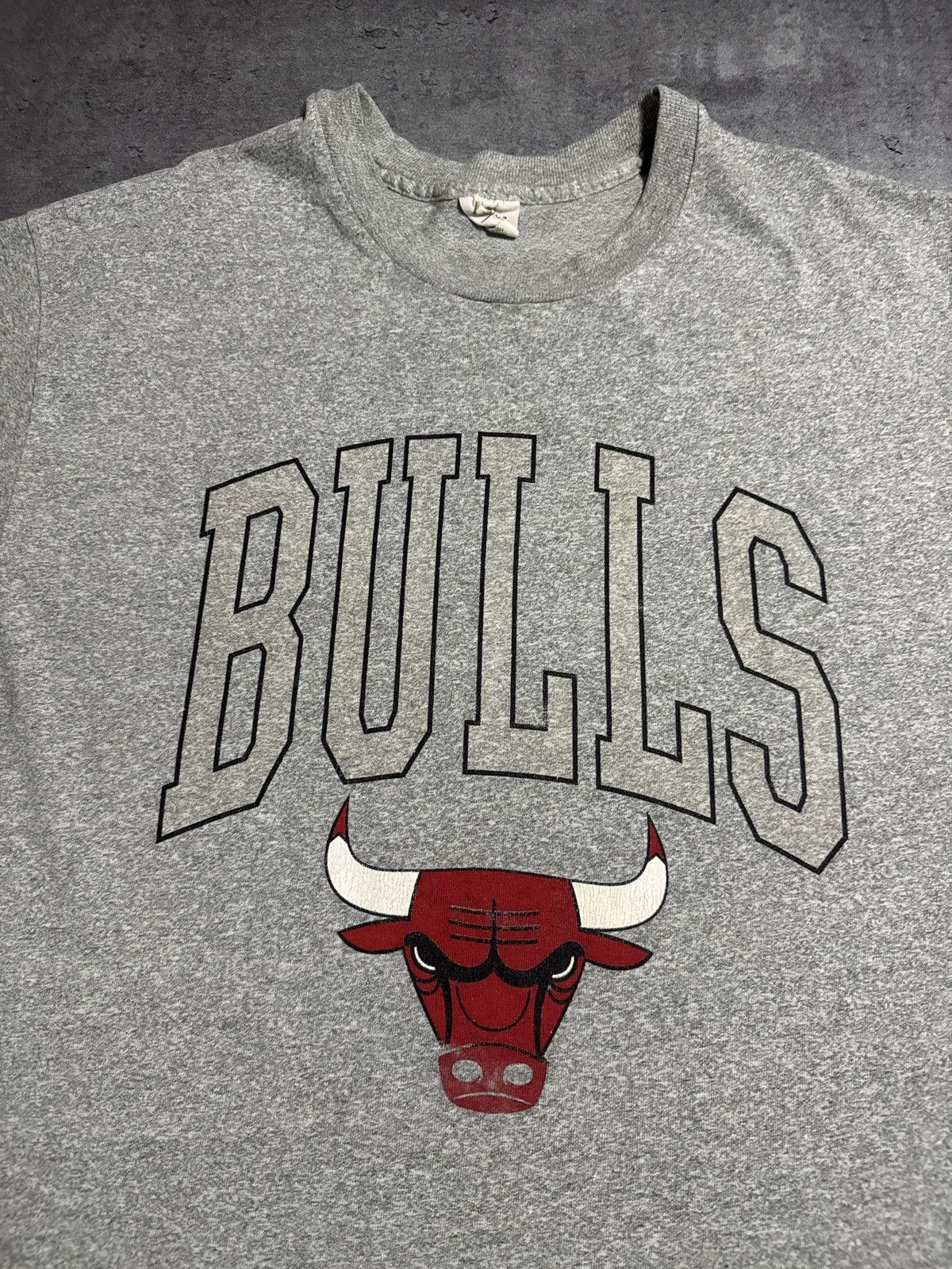 NBA × Vintage Chicago Bulls 90s Vintage Single Stitch Boxy Tees Print Y2K Size US XL / EU 56 / 4 - 3 Thumbnail