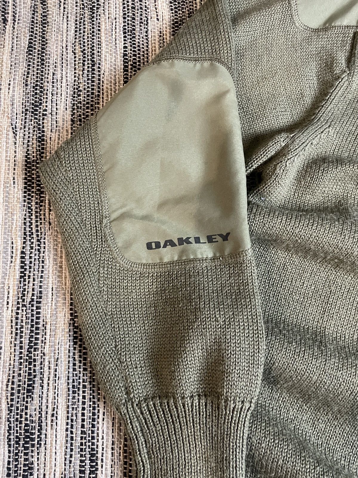 Oakley ☠️ OAKLEY 00s Nylon-Knitted Logo Knitwear Sweater M Size US M / EU 48-50 / 2 - 10 Thumbnail